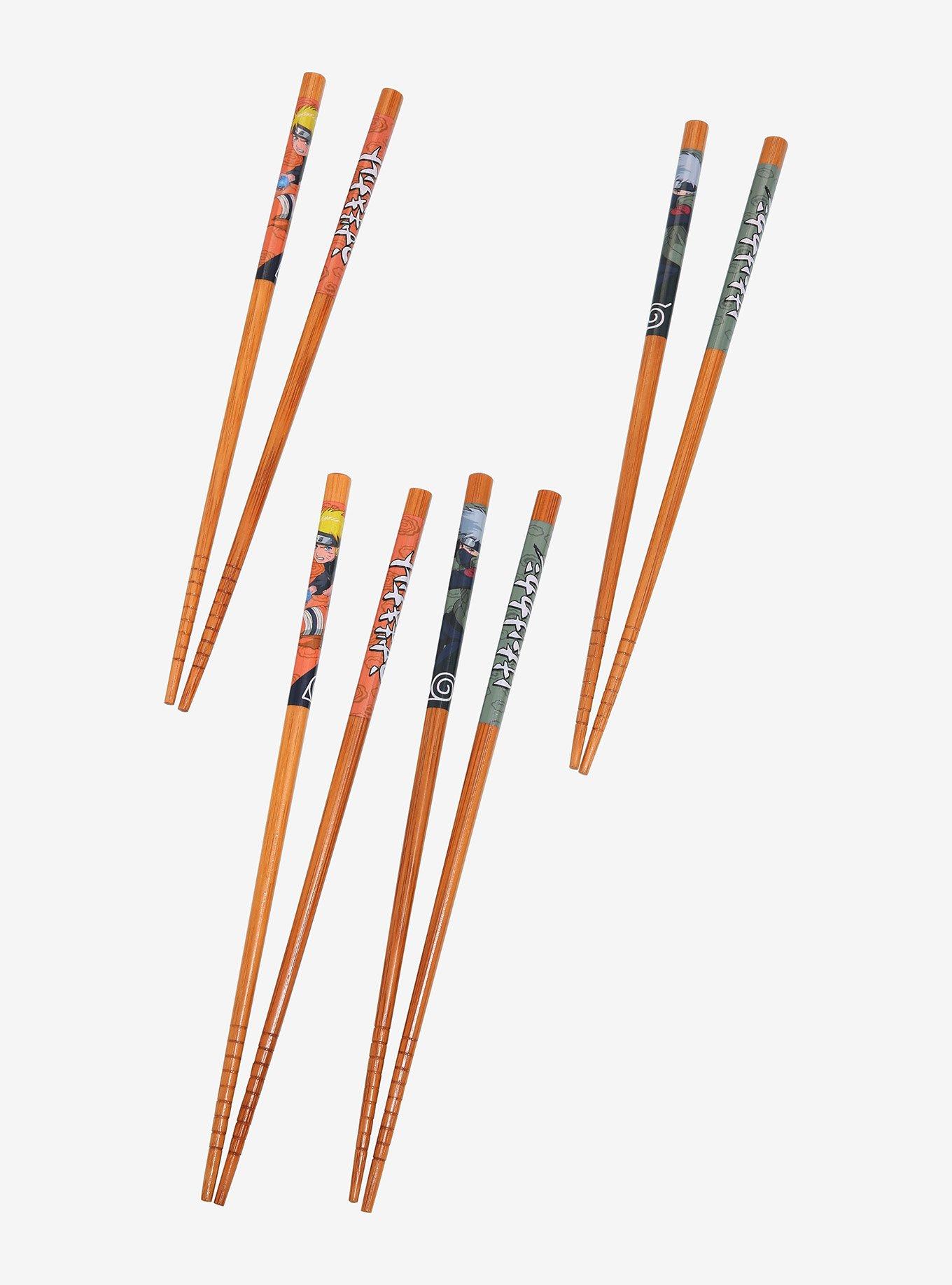 Naruto Shippuden Kakashi & Naruto Chopstick Set , , alternate