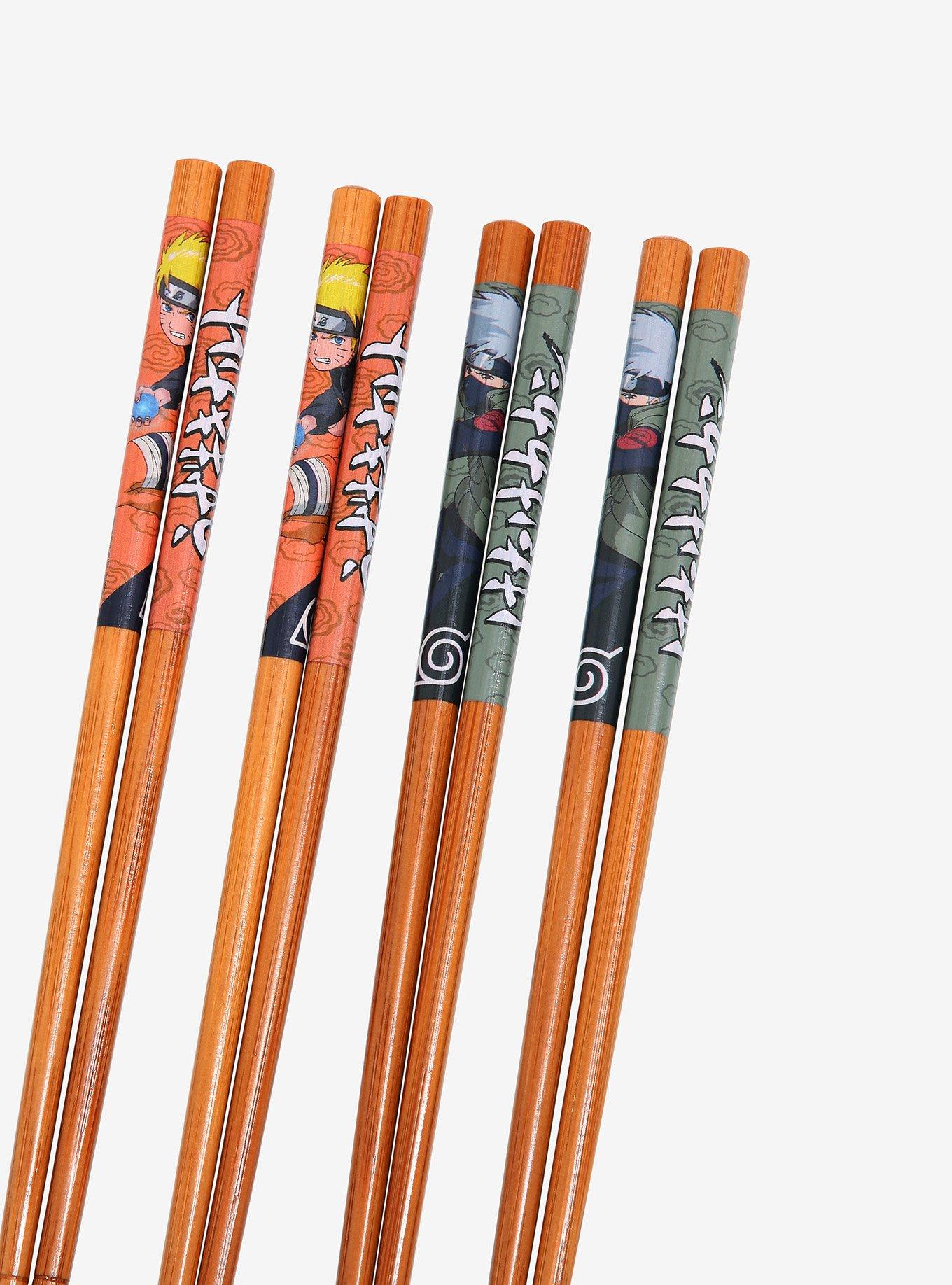 Naruto Shippuden Kakashi & Naruto Chopstick Set , , alternate