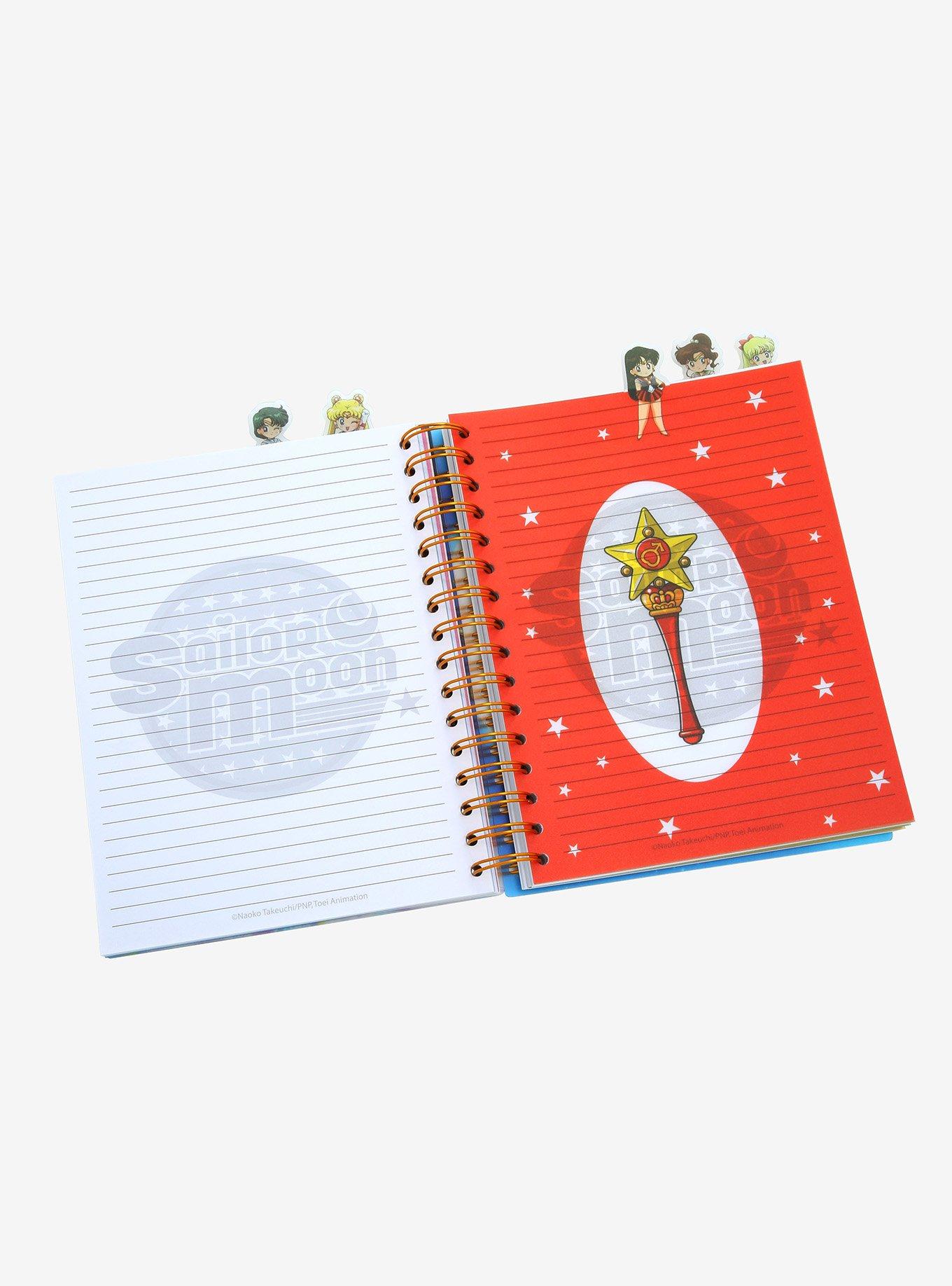 Sailor Moon Sailor Scouts Figural Tab Journal , , alternate