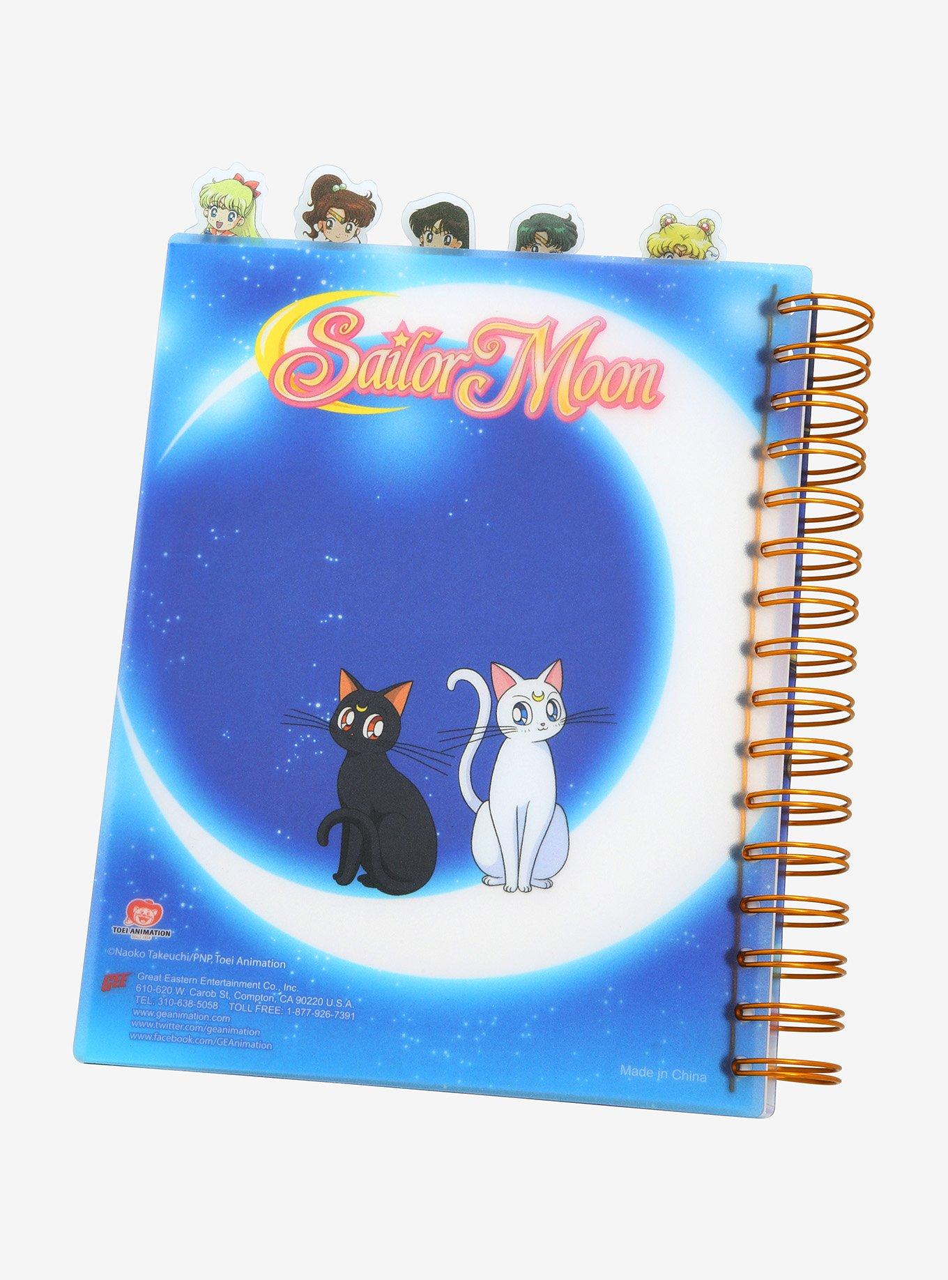 Sailor Moon Sailor Scouts Figural Tab Journal , , alternate