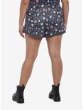 Universal Monsters Chibi Ruffle Girls Lounge Shorts Plus Size, MULTI, alternate
