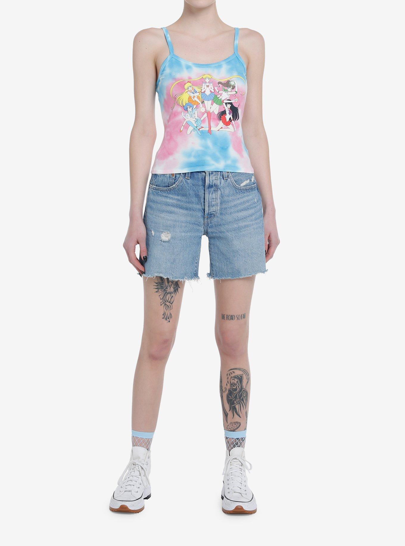 Sailor Moon Inner Sailor Guardians Tie-Dye Girls Cami, MULTI, alternate