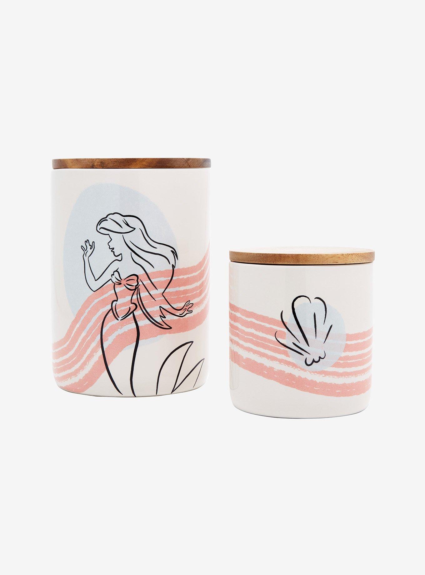 Disney The Little Mermaid Ariel Two Piece Storage Jar Set - BoxLunch Exclusive, , alternate