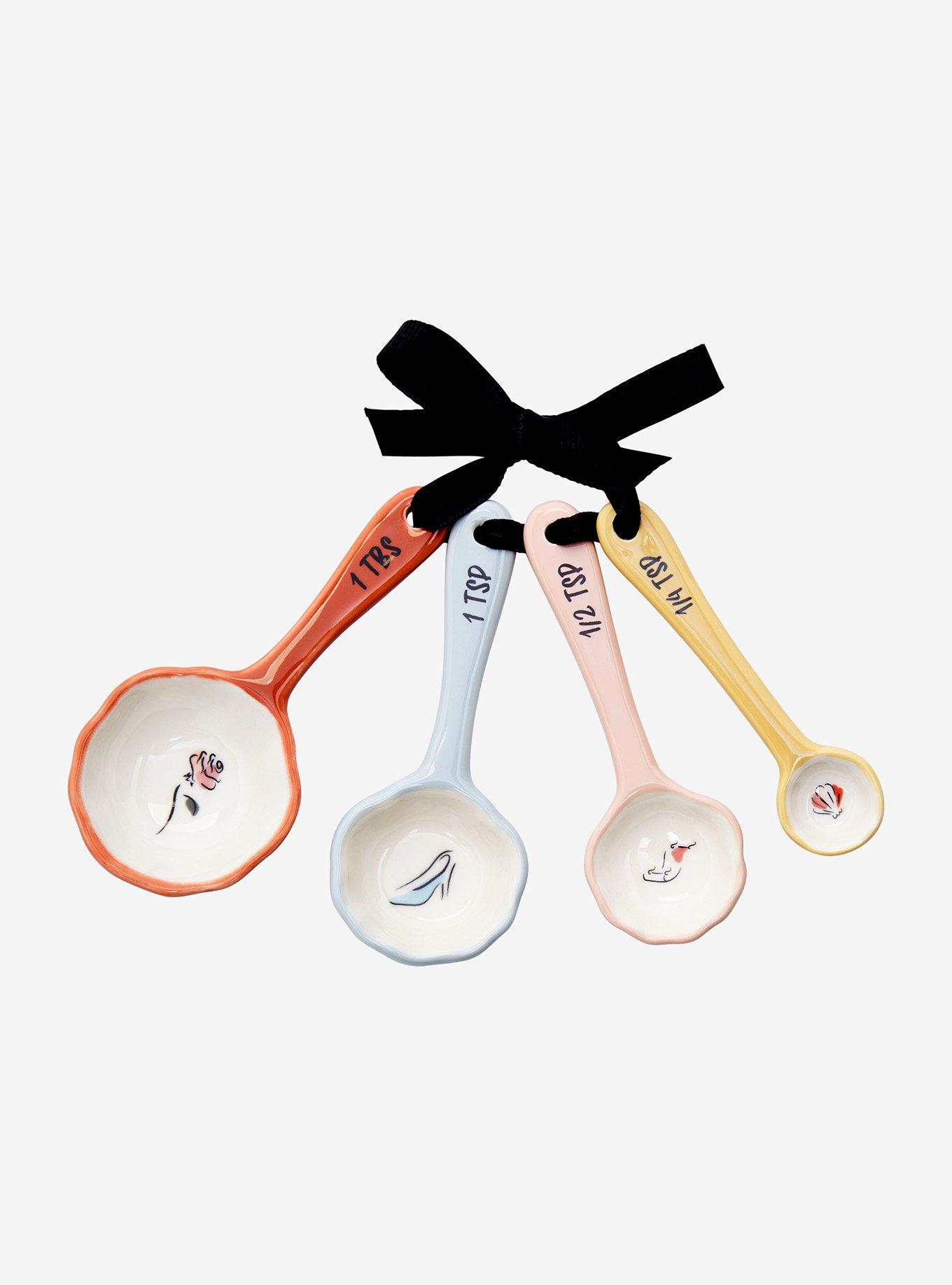 Disney Princess Icons Measuring Spoon Set - BoxLunch Exclusive, , hi-res