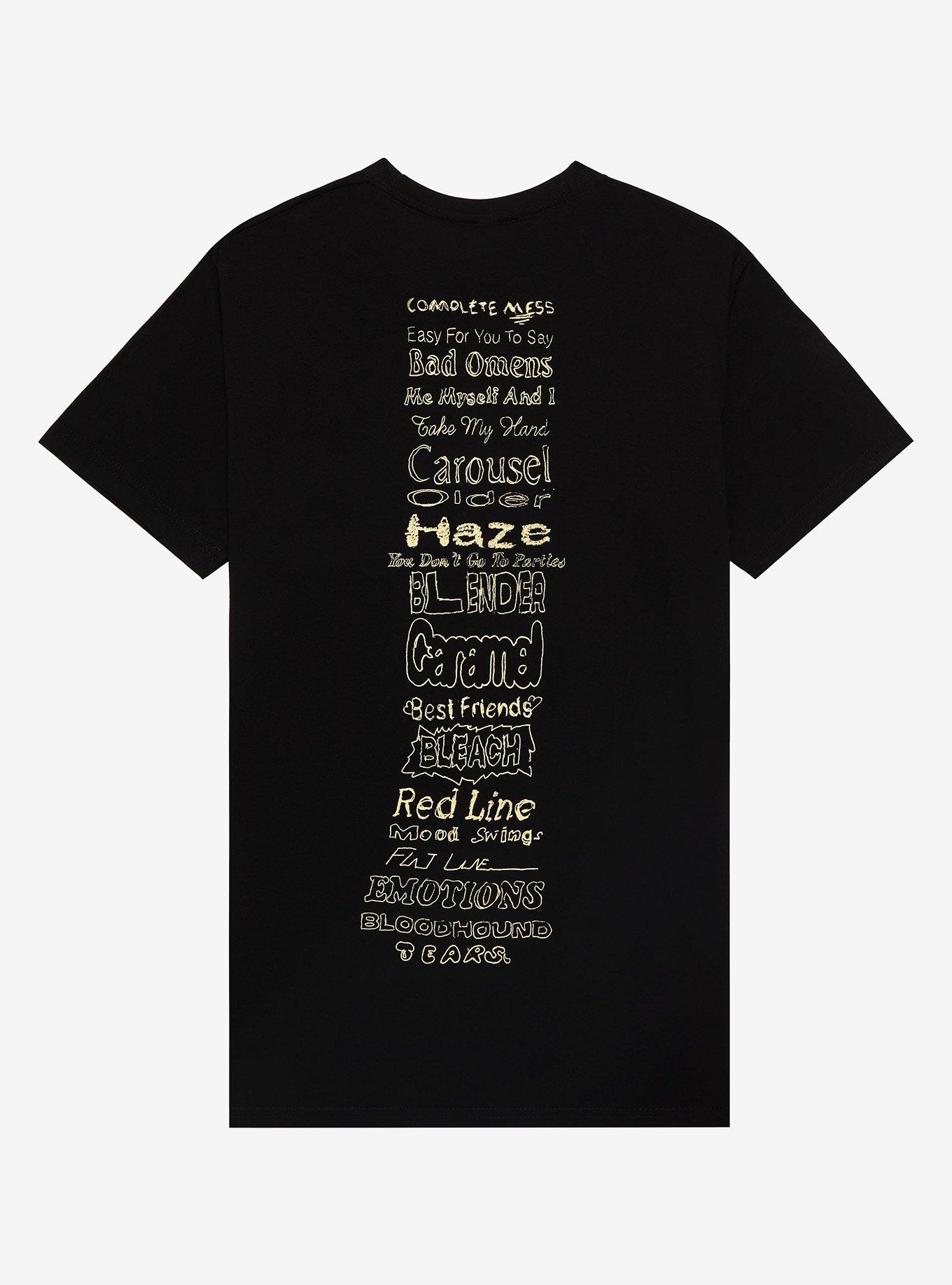 5 Seconds Of Summer 5SOS5 Tracklisting T-Shirt, BLACK, alternate