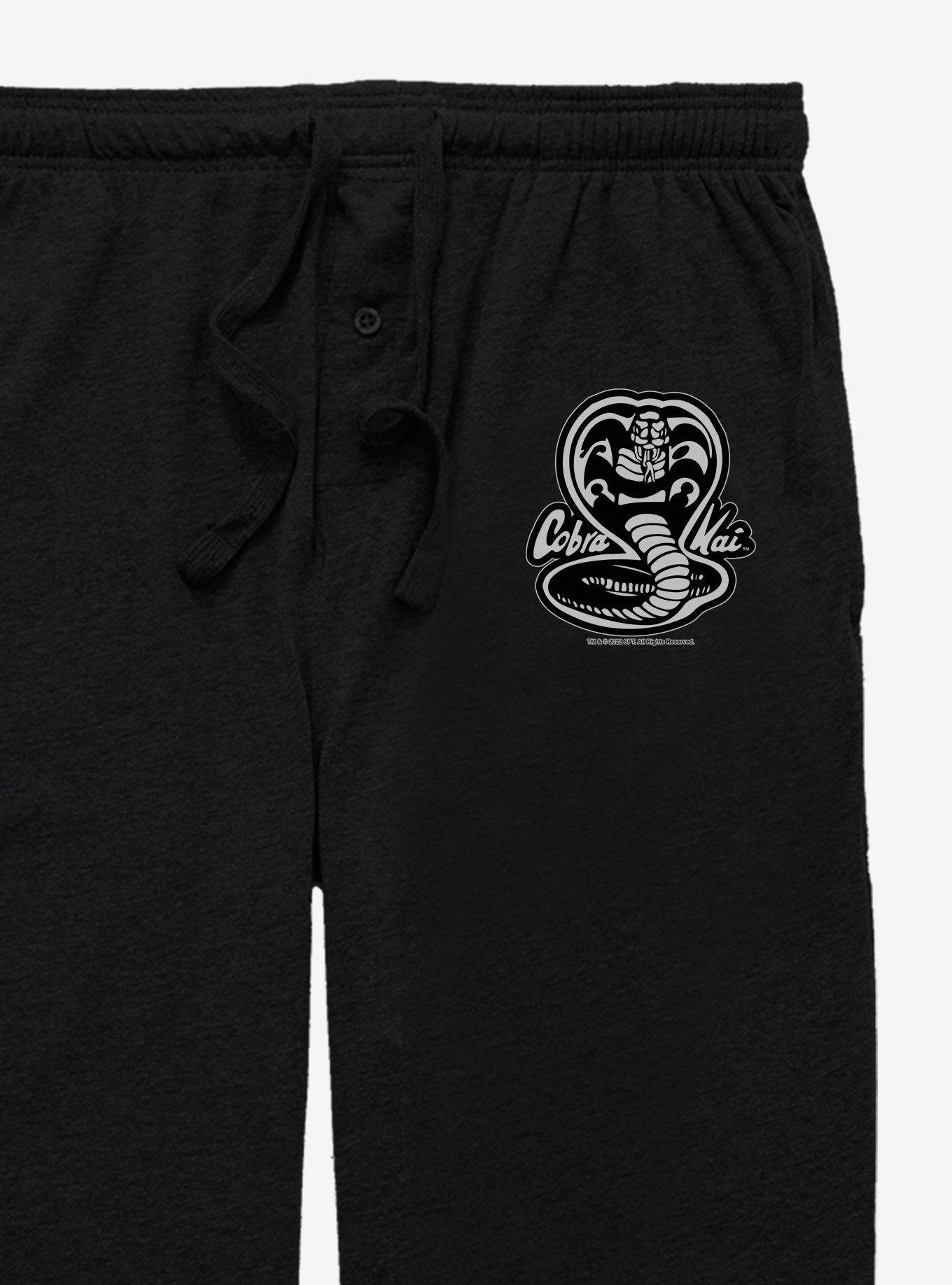 Cobra Kai Logo Pajama Pants, BLACK, alternate