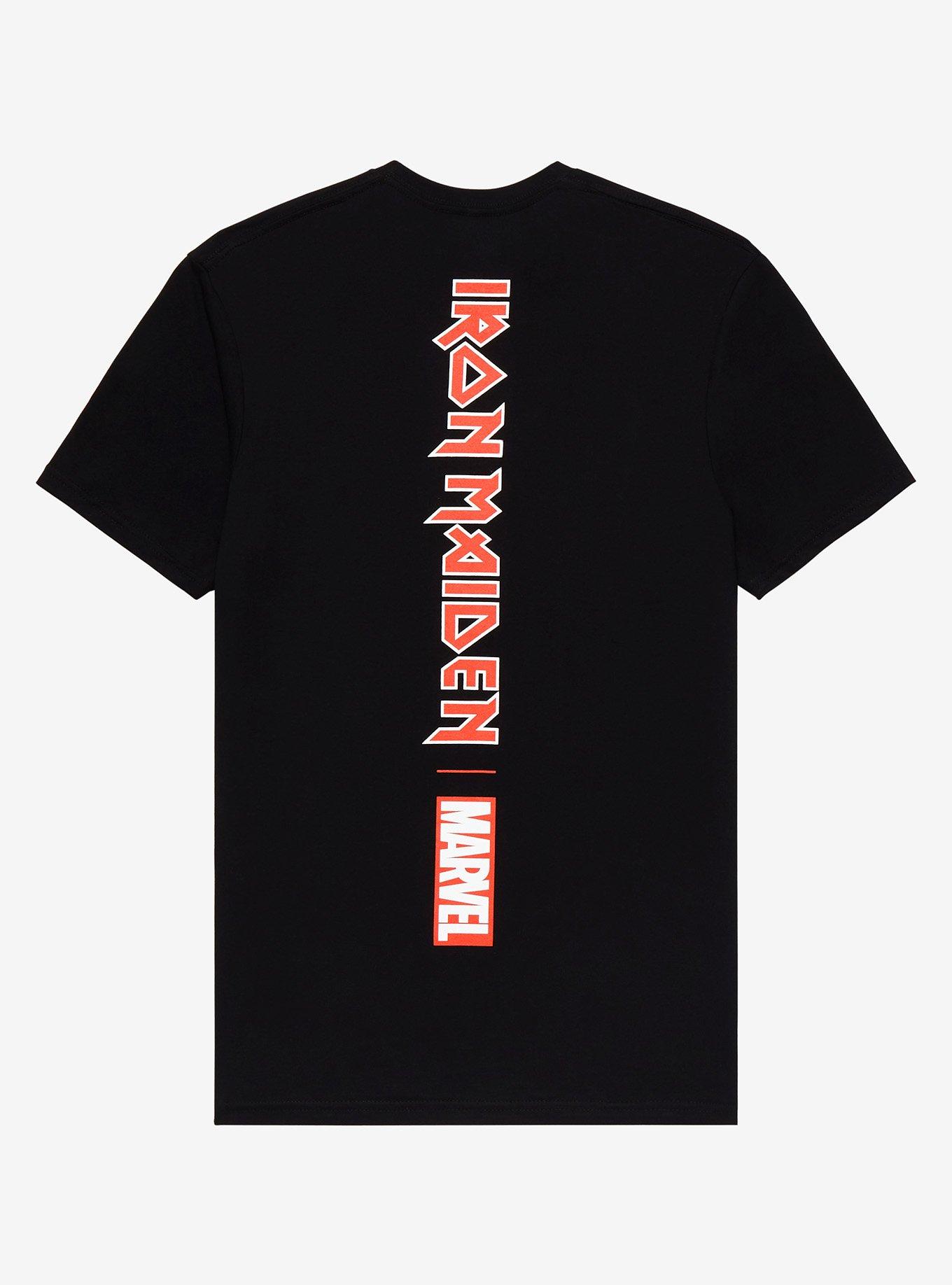 Marvel Iron Maiden Marvel Zombies Vs Eddie T-Shirt, BLACK, alternate