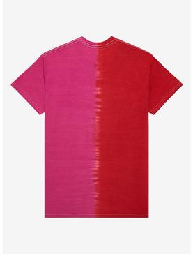 Gorillaz Pink & Red Split Wash T-Shirt, , hi-res