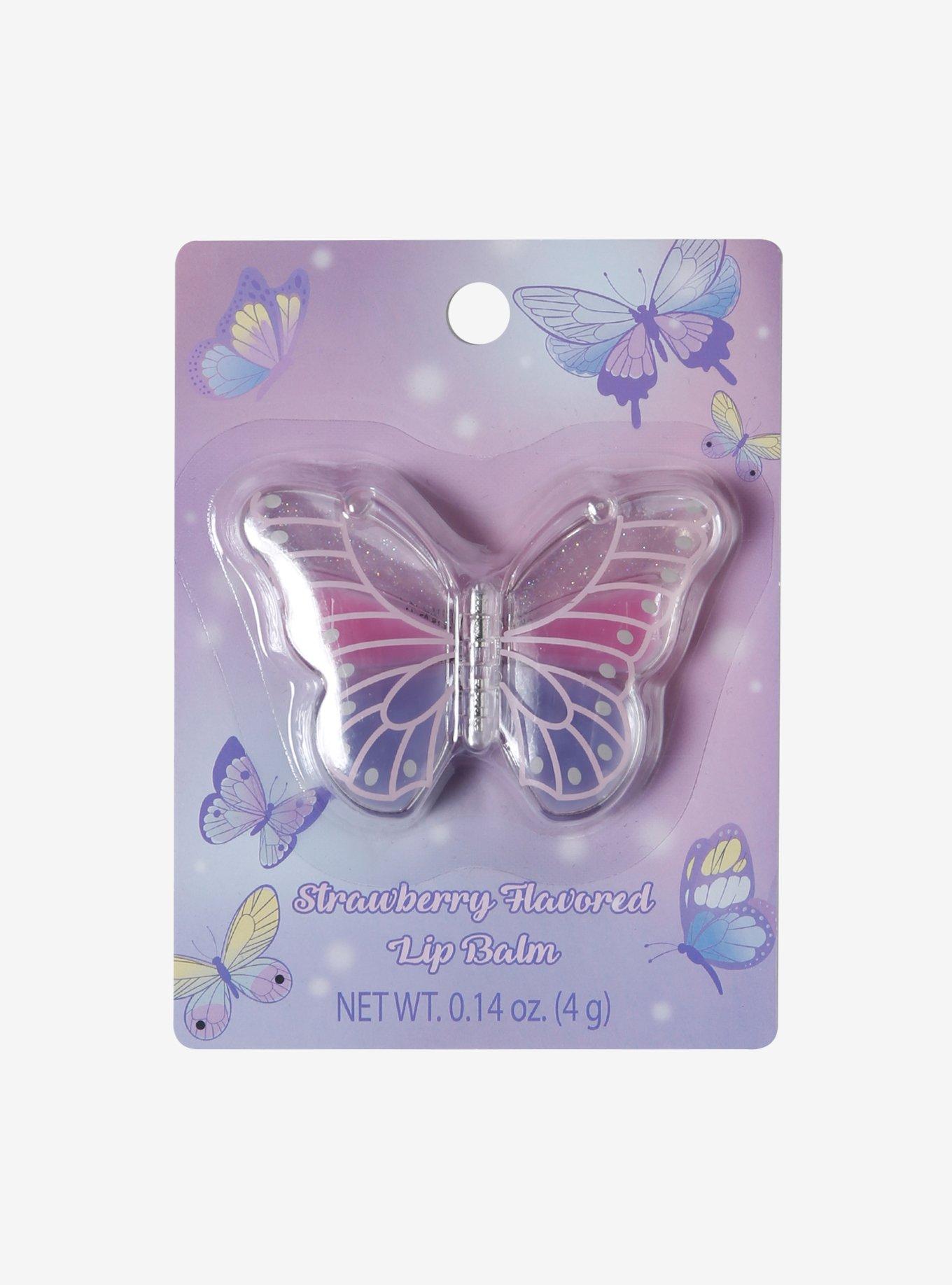 Butterfly Glitter Lip Balm, , alternate