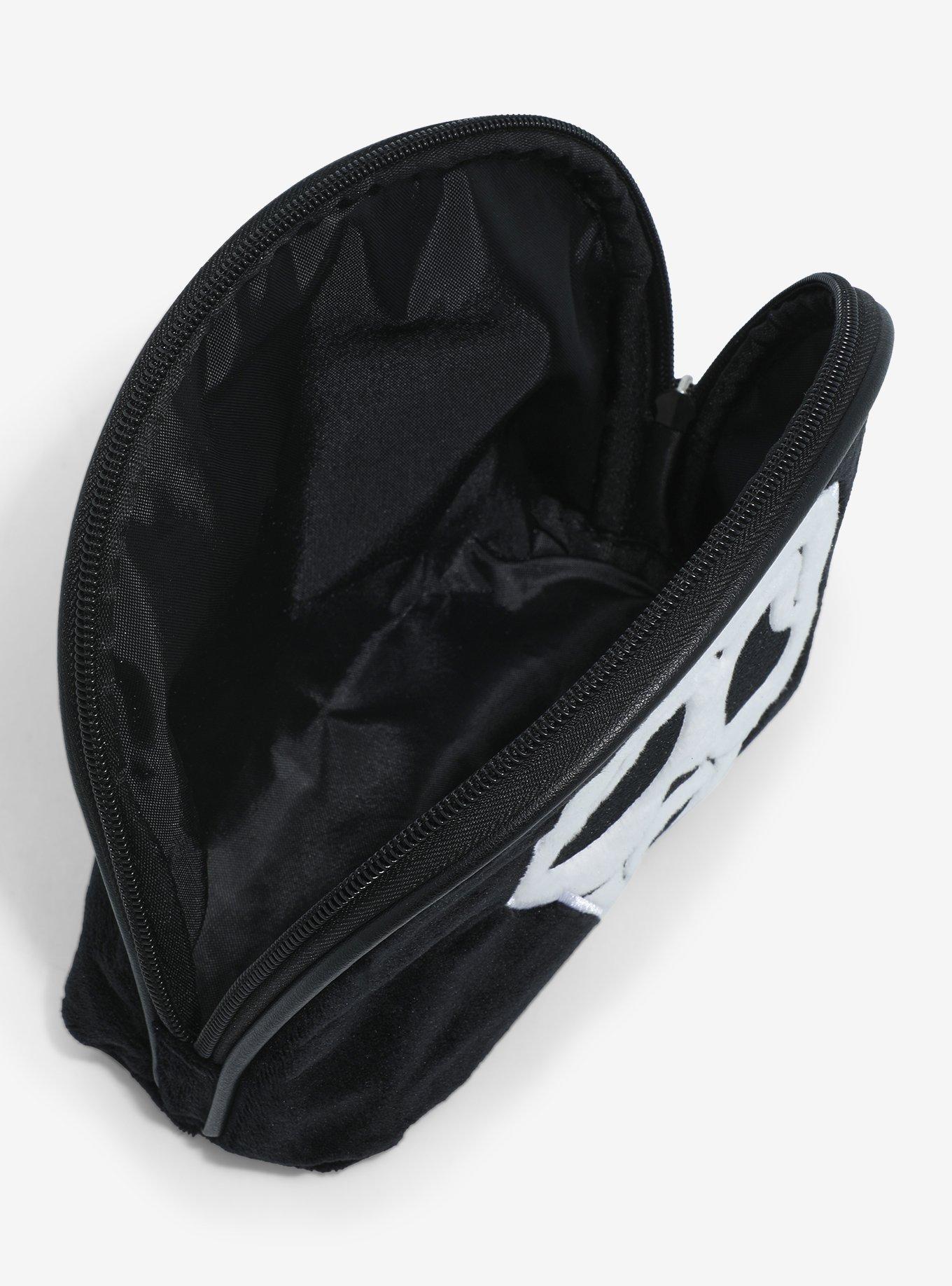 Scream Ghost Face Fuzzy Makeup Bag, , alternate