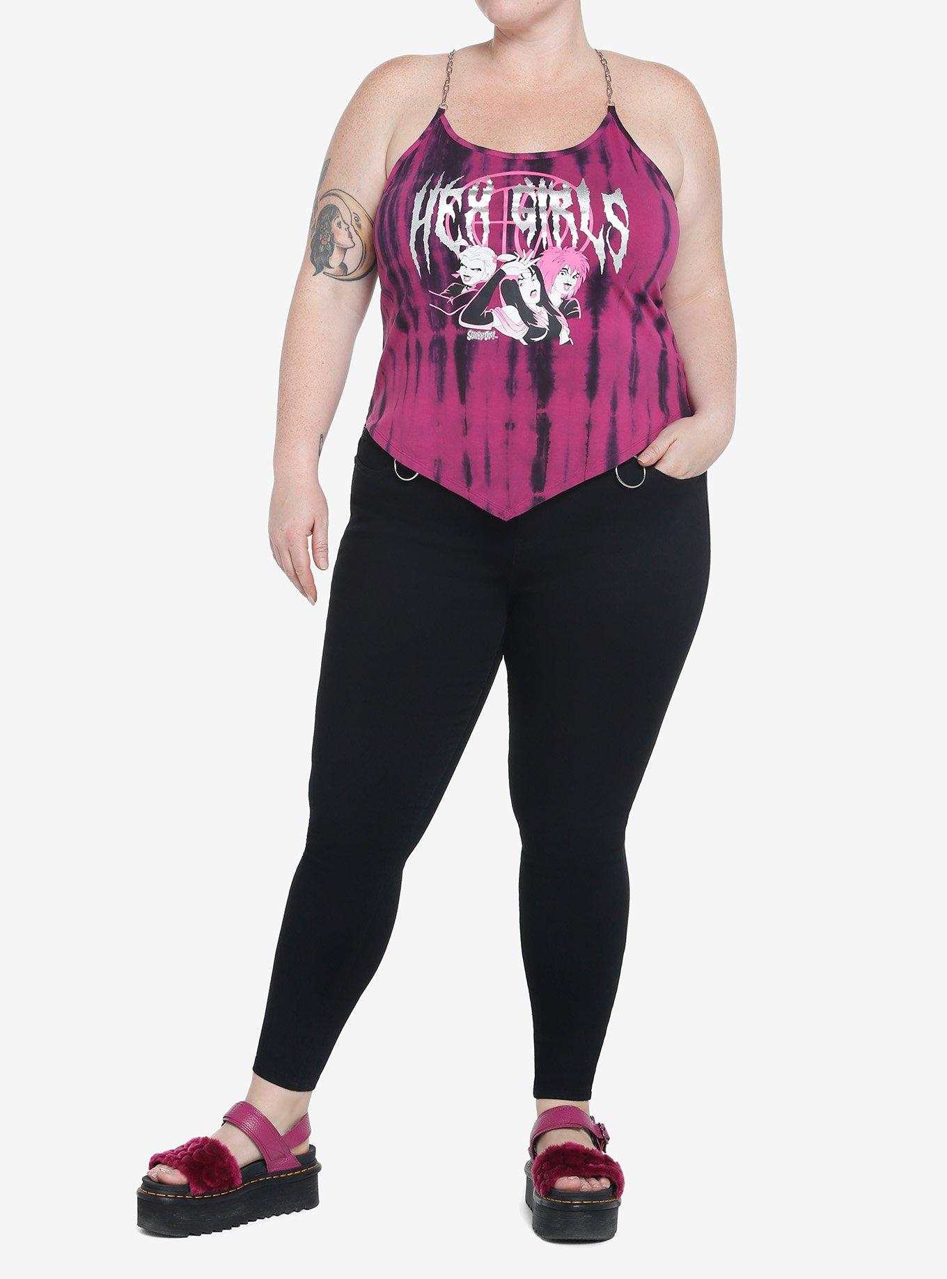 Scooby-Doo! Hex Girls Chain Strap Girls Cami Plus Size, MULTI, alternate