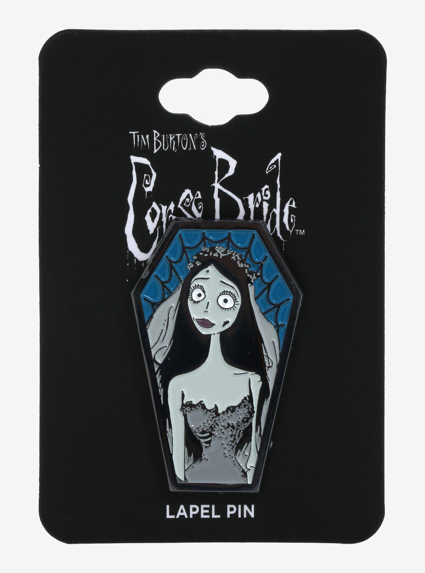 Corpse Bride Emily Coffin Enamel Pin, , alternate