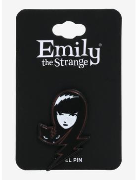 Emily The Strange Cat Enamel Pin, , hi-res