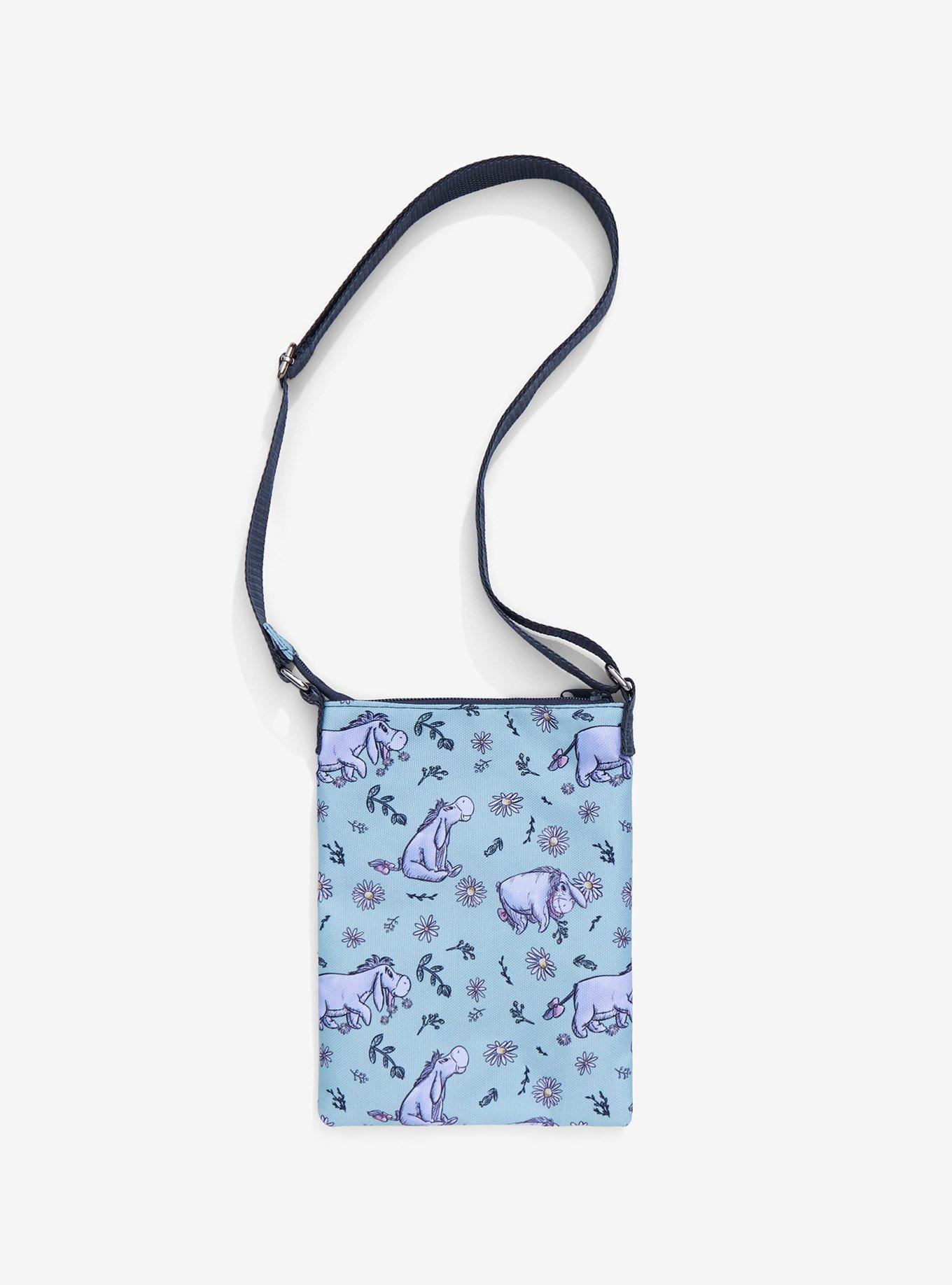 Disney Winnie The Pooh Eeyore Flowers Passport Crossbody Bag, , alternate