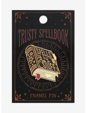 Spell Book Enamel Pin, , hi-res
