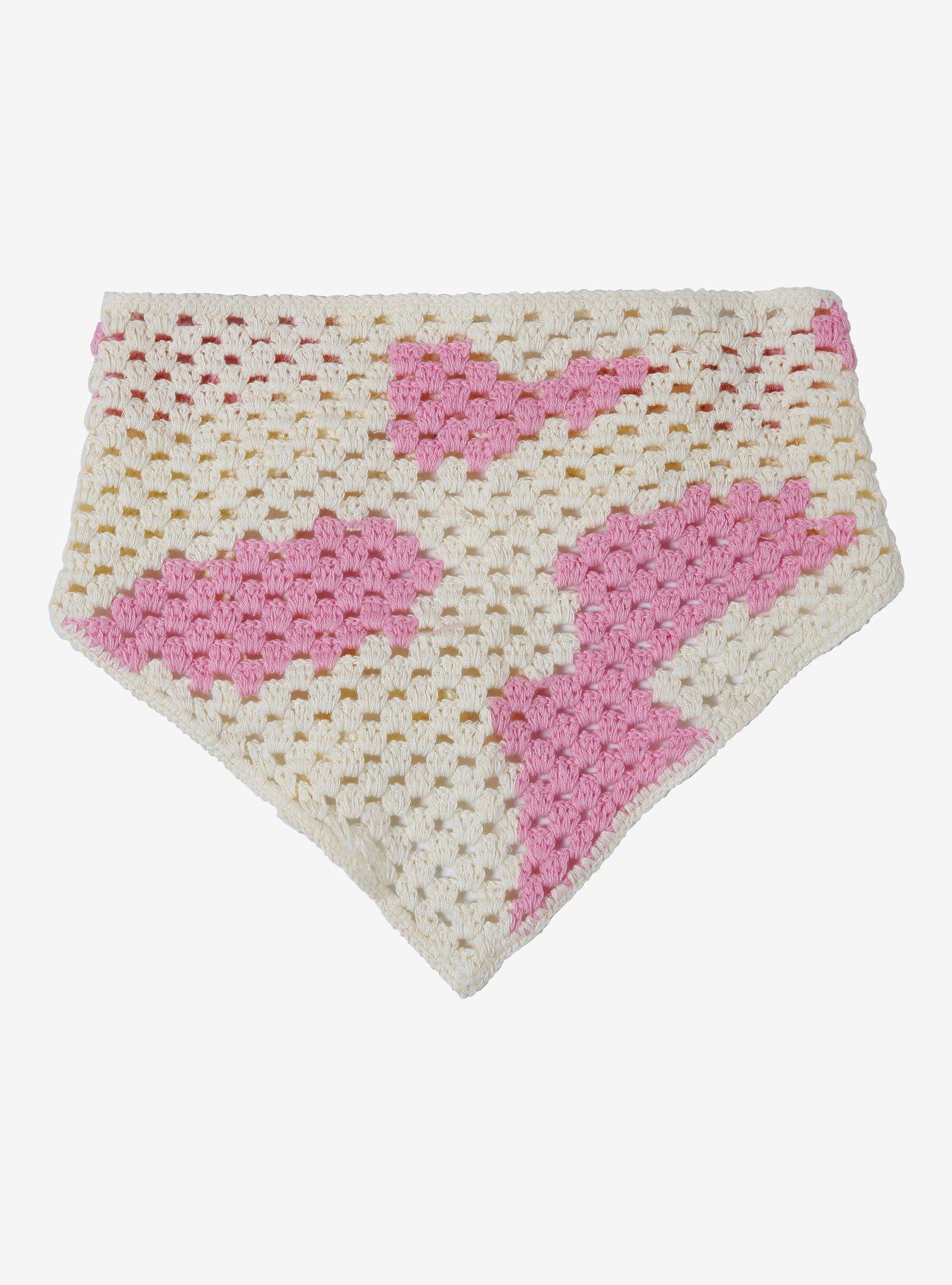 Pink Cow Print Hair Scarf, , alternate