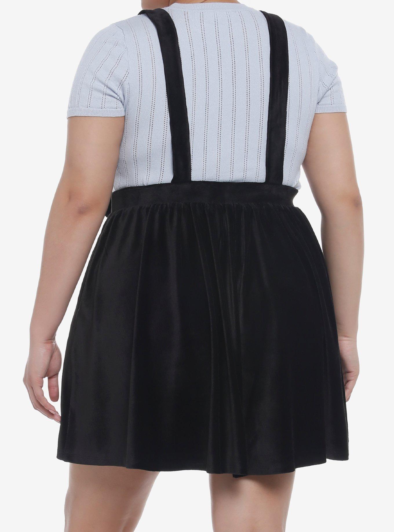 Her Universe Studio Ghibli Spirited Away No-Face Velvet Skirtall Plus Size, BLACK, alternate