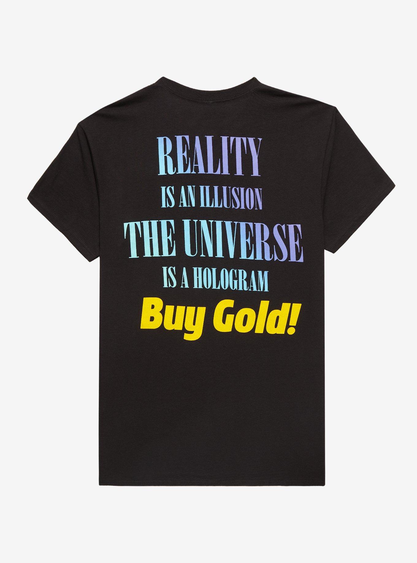 Gravity Falls Bill Cipher Icon Circle T-Shirt - BoxLunch Exclusive, BLACK, alternate