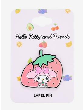 Sanrio Fruit Hello Kitty and Friends My Melody & Strawberry Enamel Pin - BoxLunch Exclusive , , hi-res