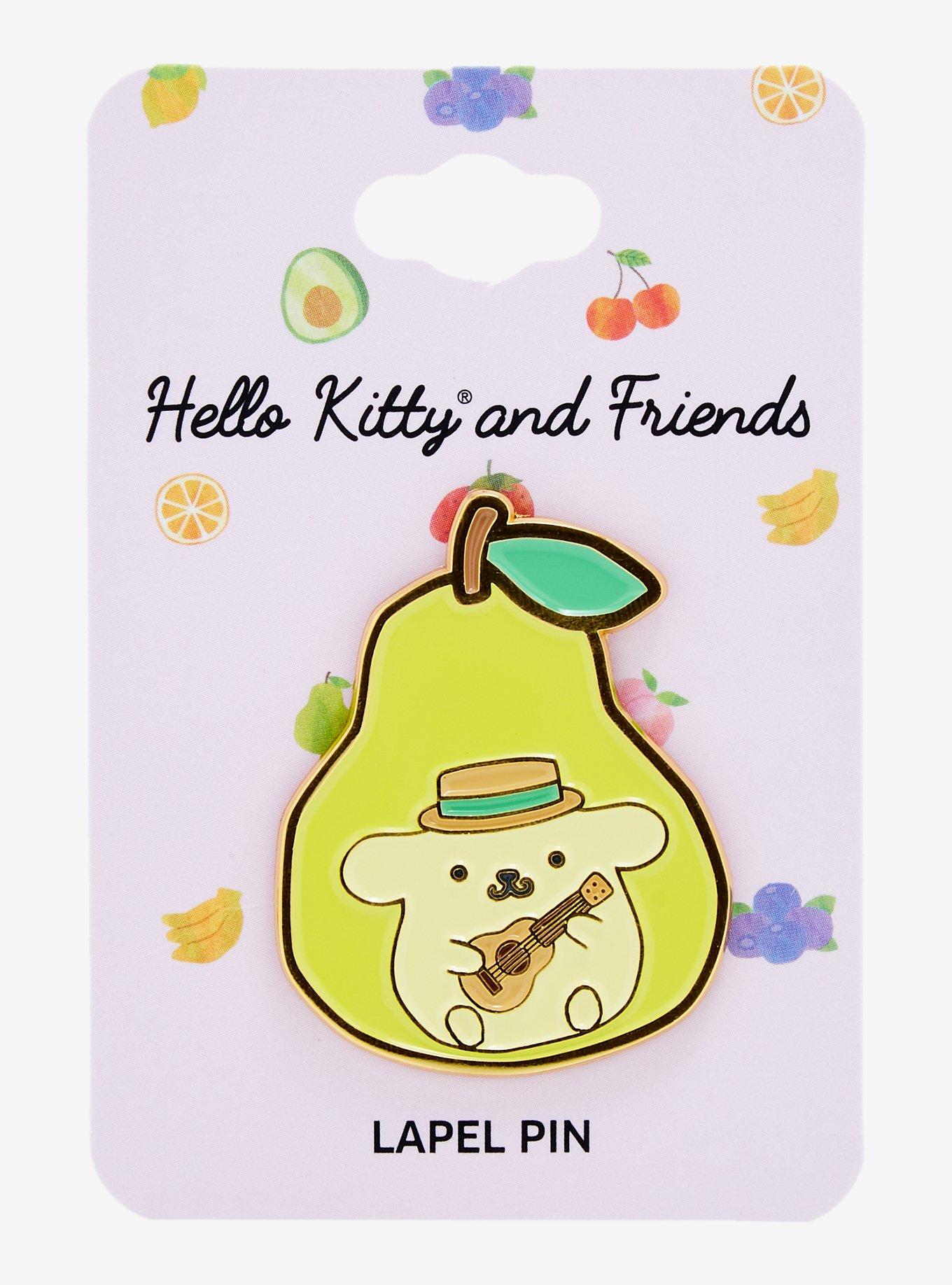 Sanrio Fruit Hello Kitty and Friends Pompompurin & Pear Enamel Pin - BoxLunch Exclusive, , alternate