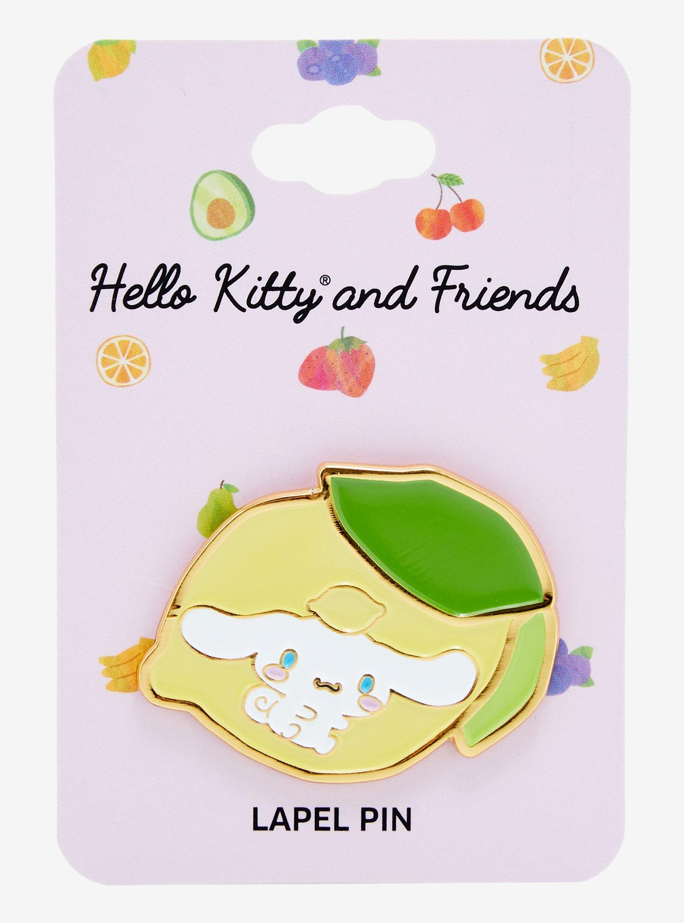 Sanrio Fruit Hello Kitty and Friends Cinnamoroll & Lemon Enamel Pin - BoxLunch Exclusive, , alternate