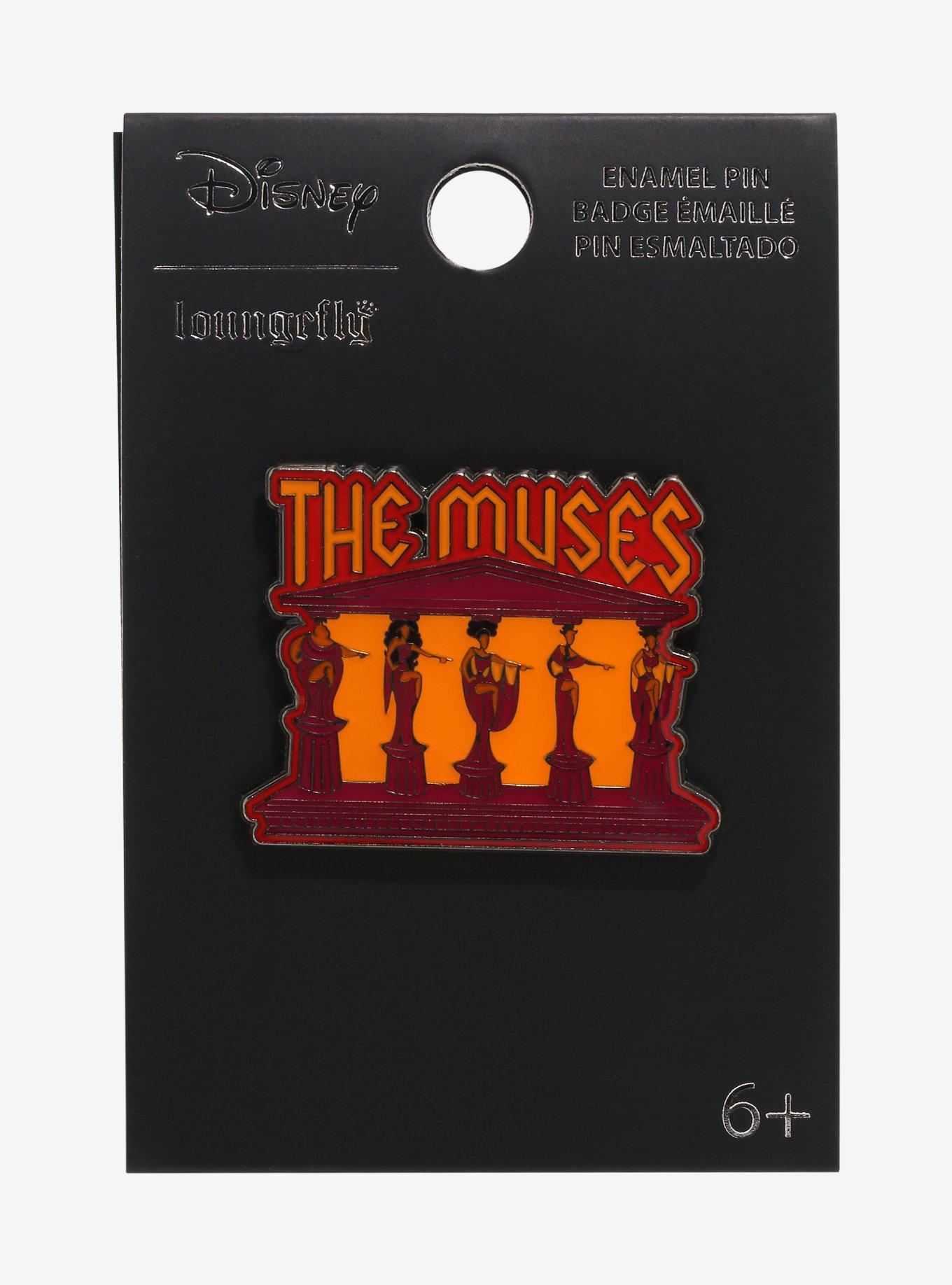 Loungefly Disney Hercules The Muses Group Portrait Enamel Pin - BoxLunch Exclusive , , alternate