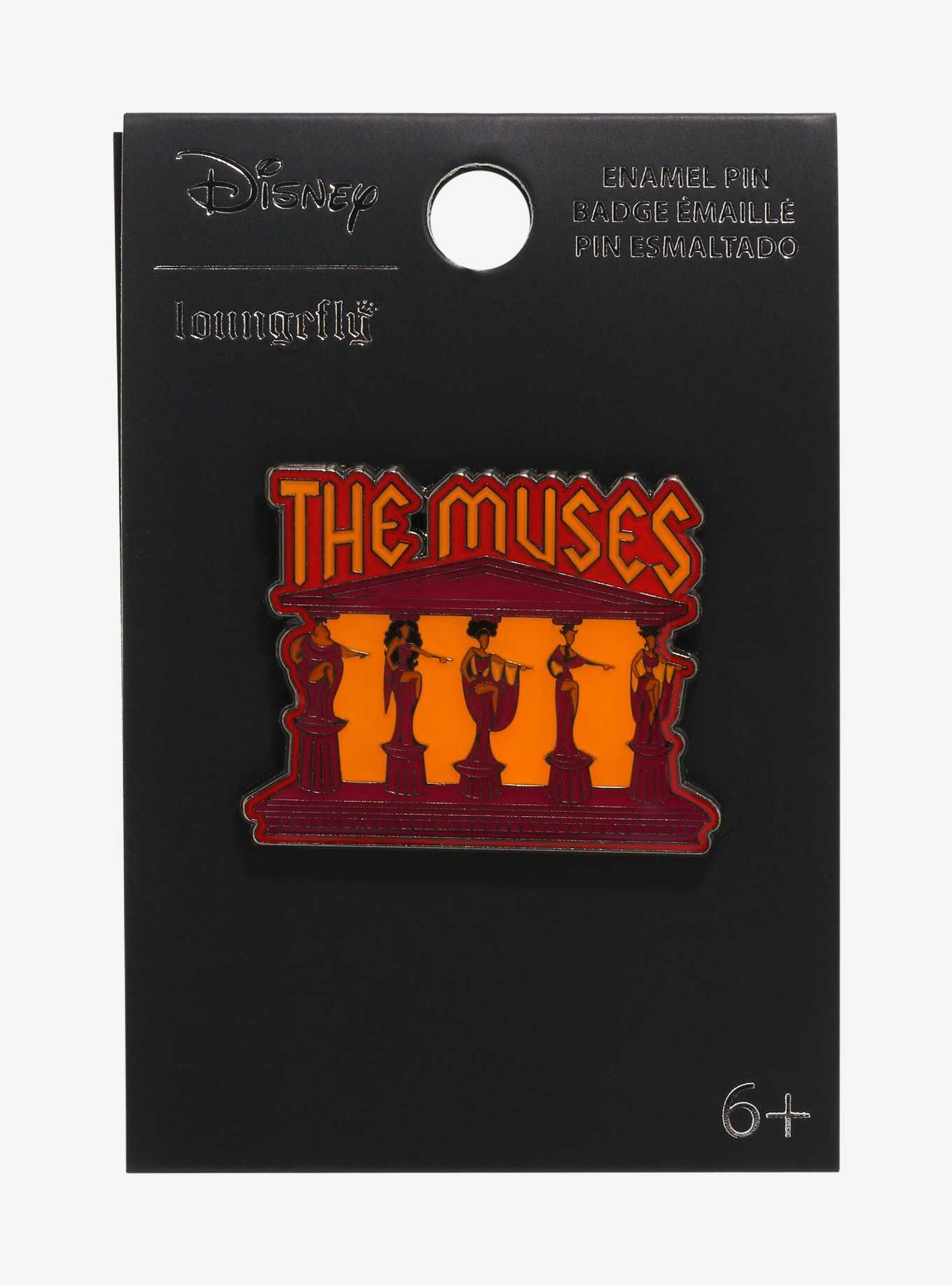 Loungefly Disney Hercules The Muses Group Portrait Enamel Pin - BoxLunch Exclusive , , hi-res