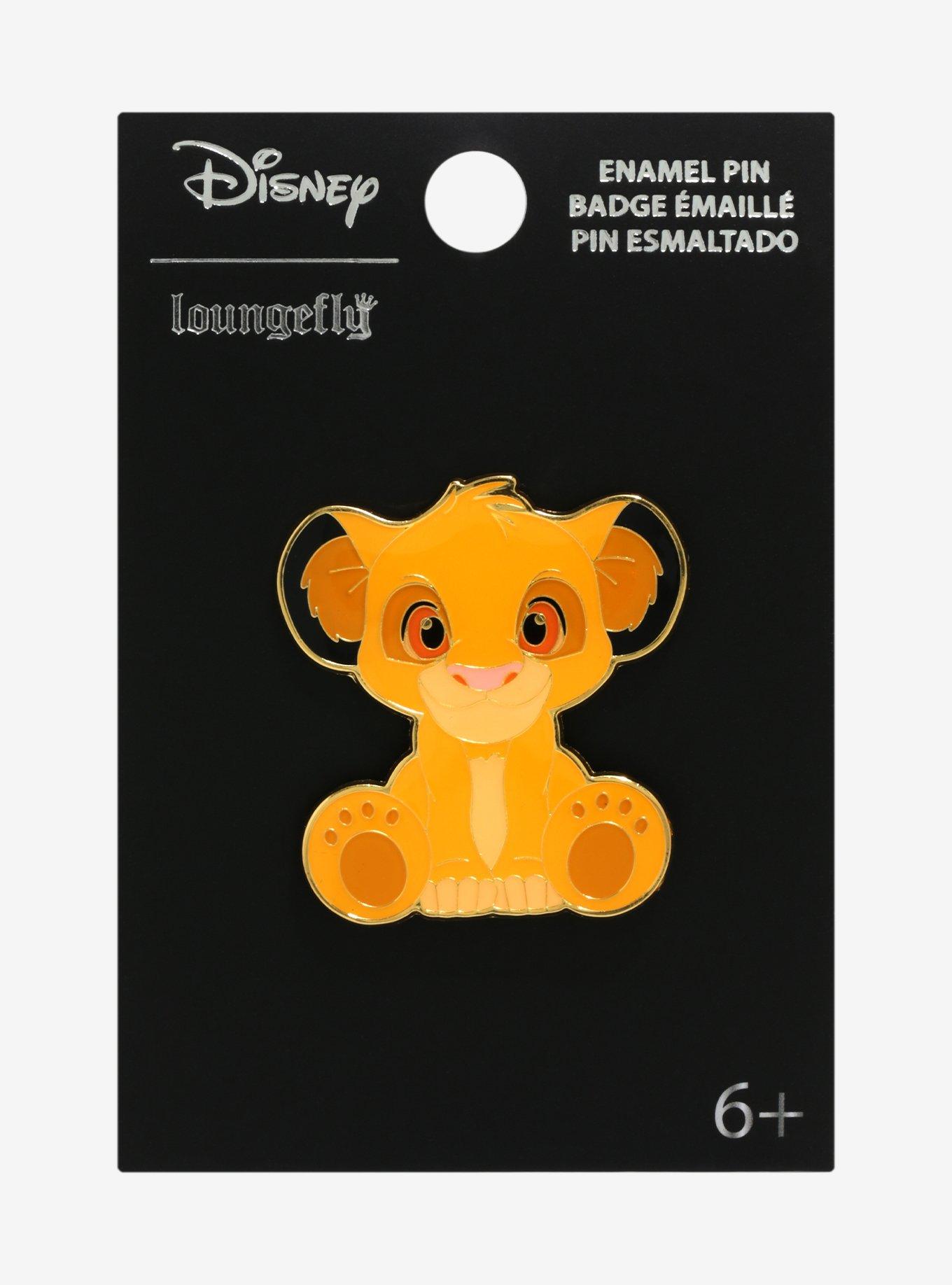 Loungefly Disney The Lion King Baby Simba Sitting Enamel Pin - BoxLunch Exclusive