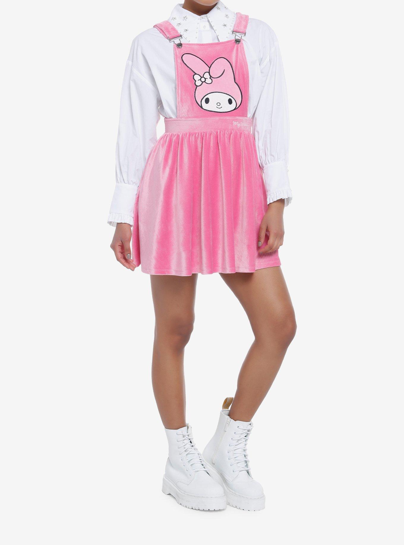 My Melody Pink Velvet Skirtall, , hi-res