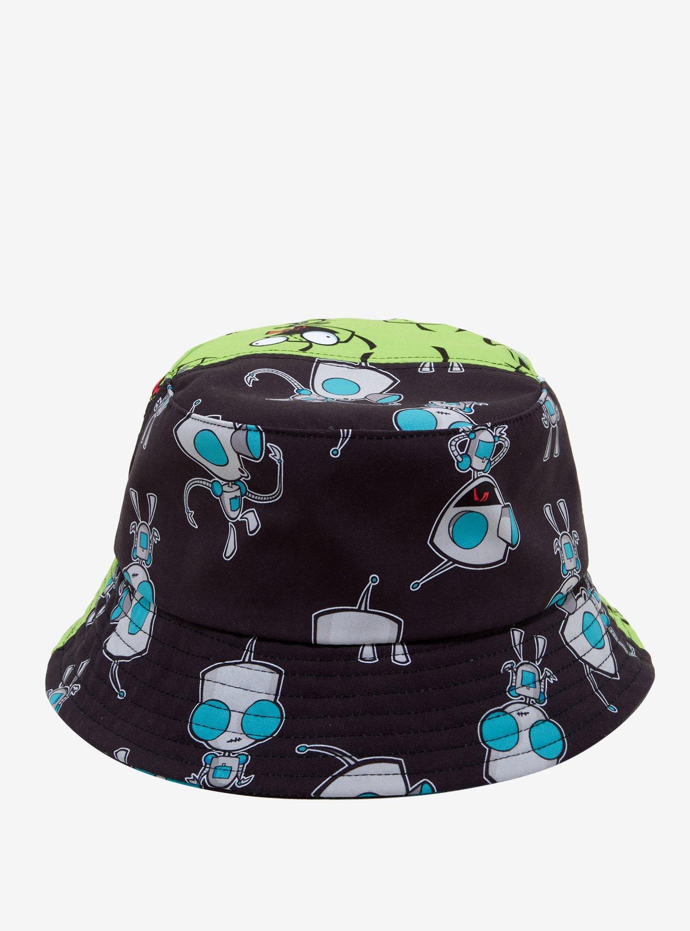 Invader Zim GIR Split Bucket Hat, , alternate