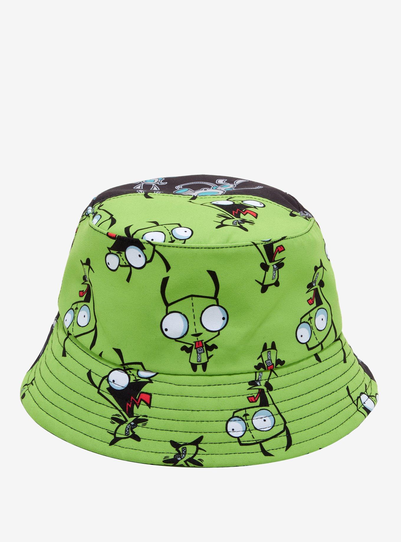 Invader Zim GIR Split Bucket Hat, , alternate