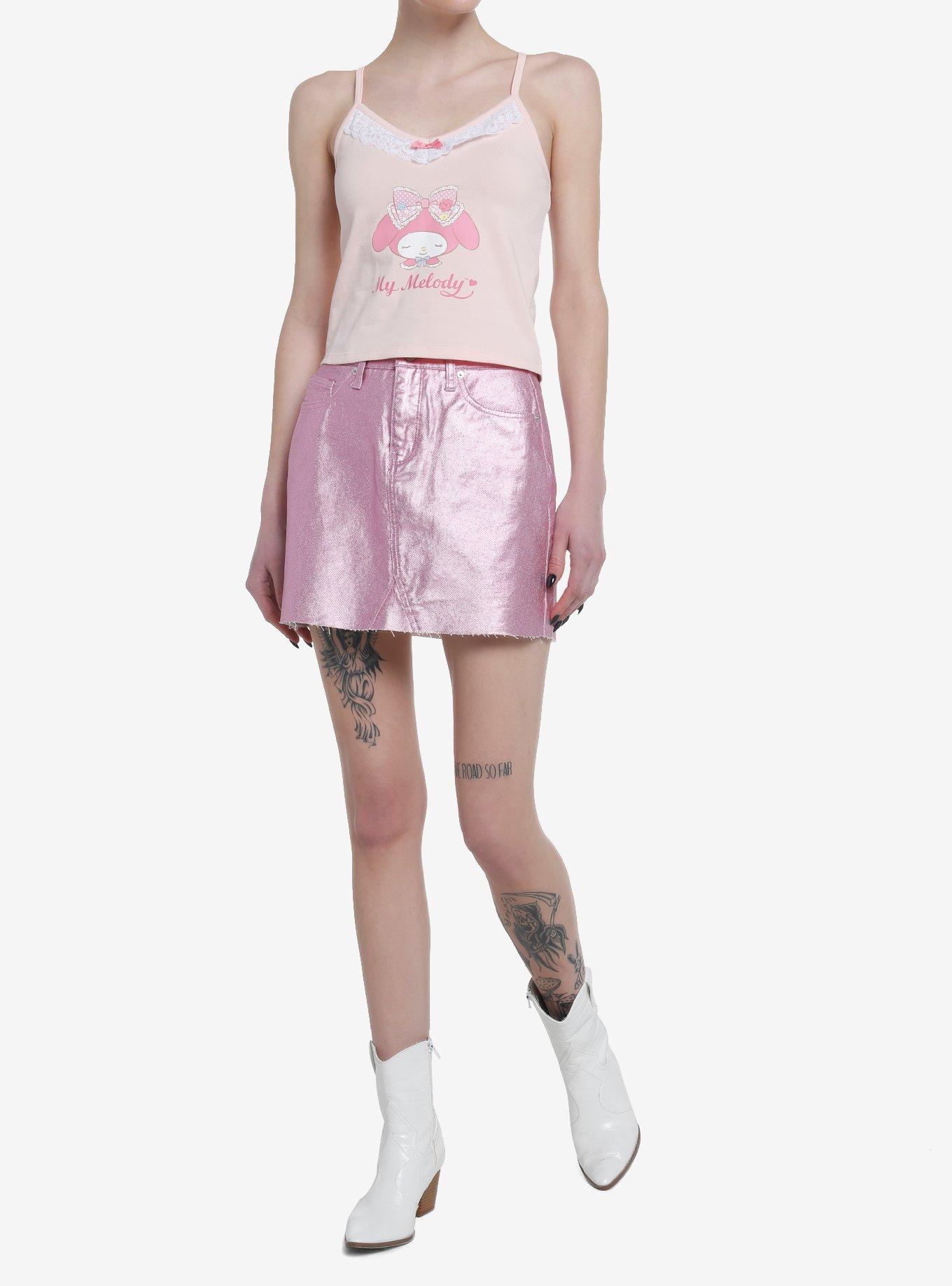 My Melody Pink Lace Girls Cami, MULTI, alternate