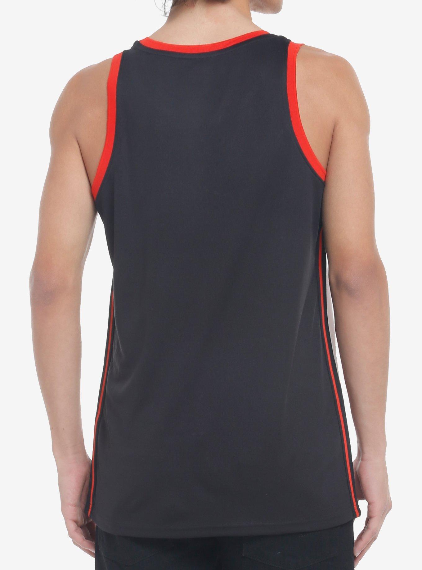 Friday The 13th Jason Mask Split Basketball Jersey, MULTI, alternate