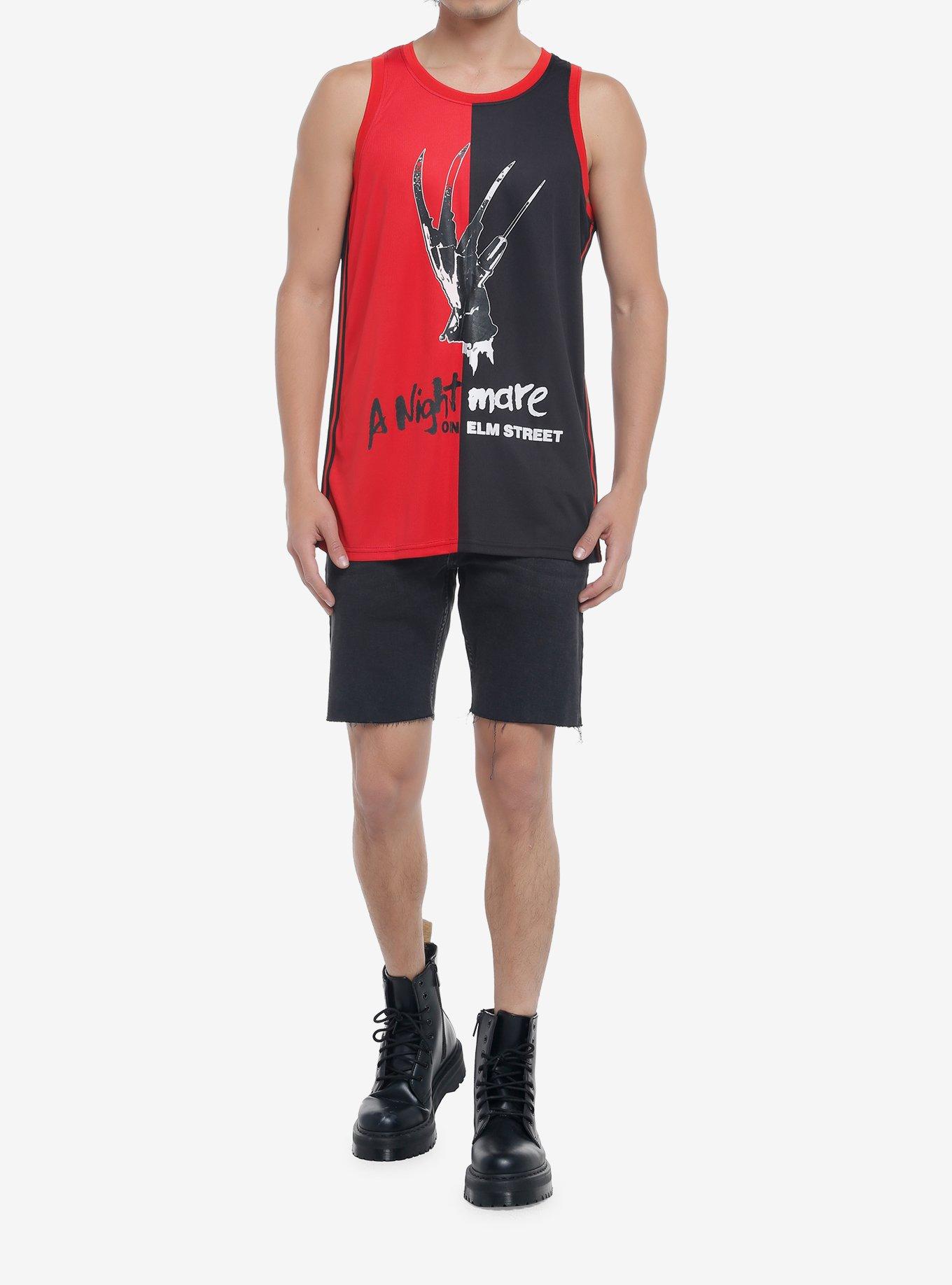 A Nightmare On Elm Street Freddy Split Basketball Jersey, MULTI, alternate