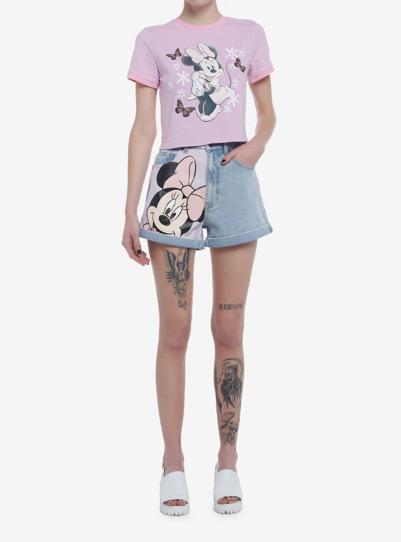 Her Universe Disney Minnie Mouse Y2K Girls Baby T-Shirt, MULTI, alternate