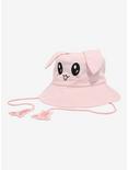 Pink Bunny Paws Bucket Hat, , alternate