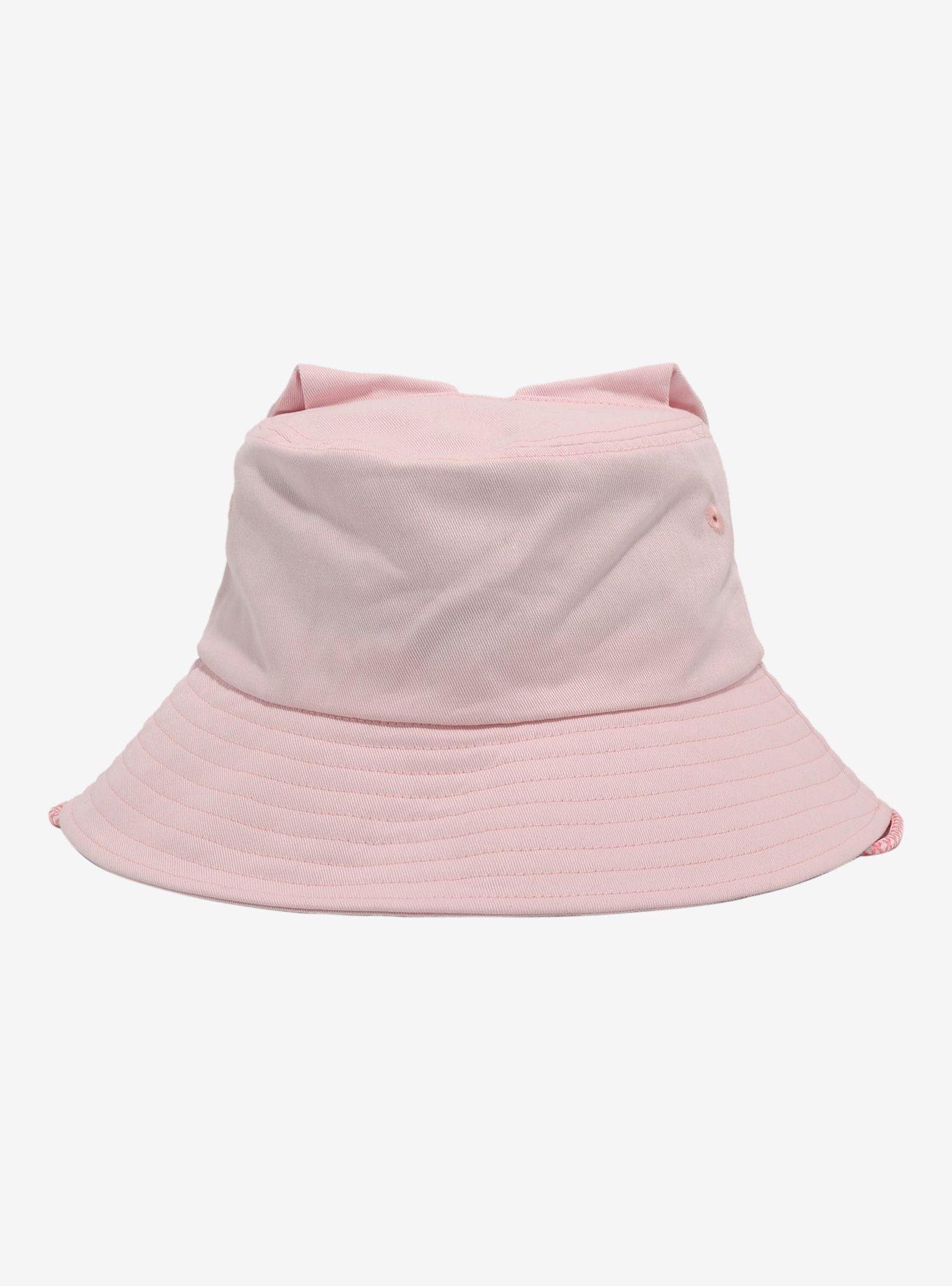 Pink Bunny Paws Bucket Hat, , alternate