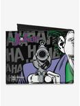 DC Comics Batman Joker Haha Close Up Bifold Wallet, , alternate