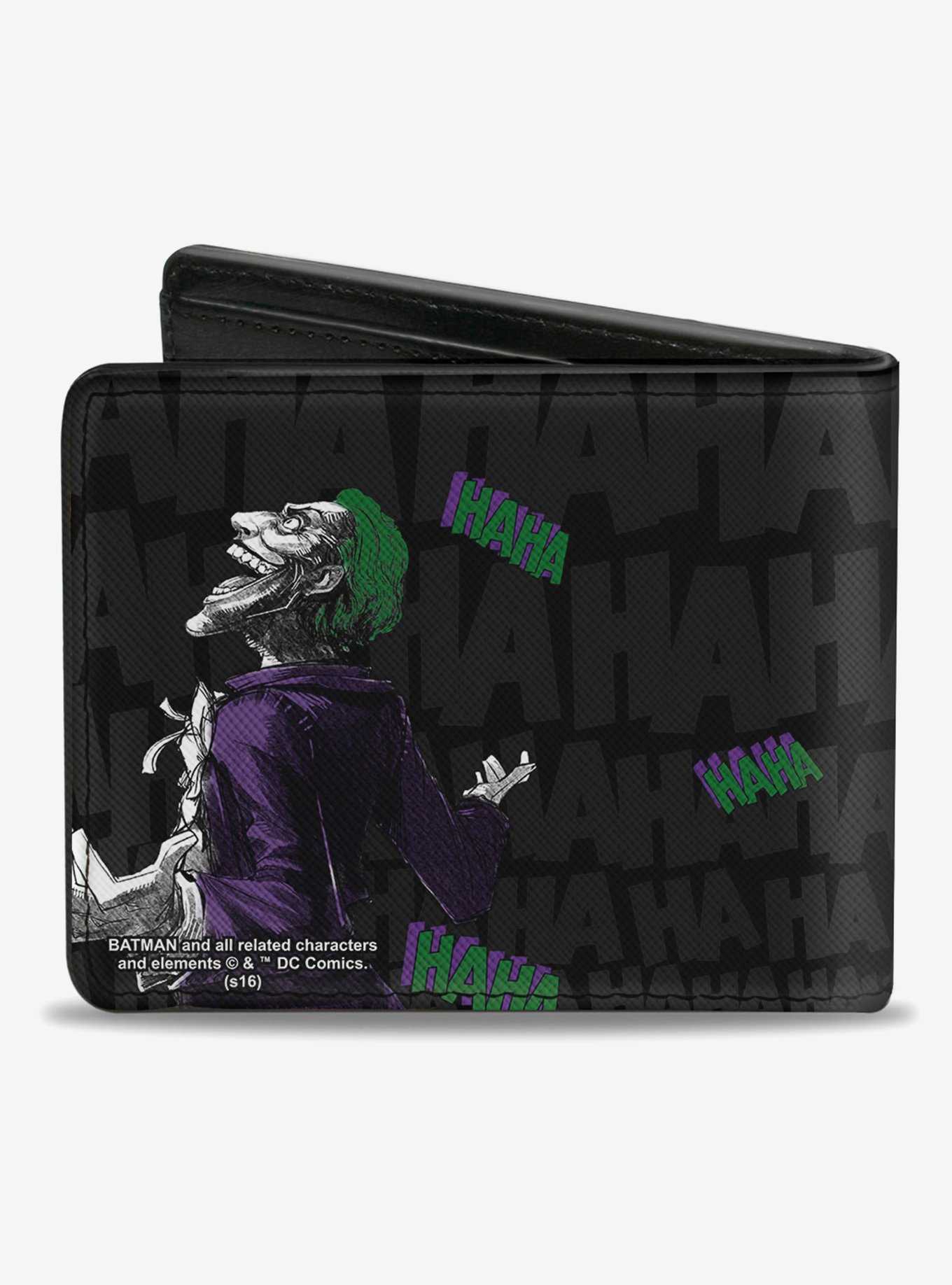 DC Comics Batman Joker Smiling Haha Bifold Wallet, , hi-res