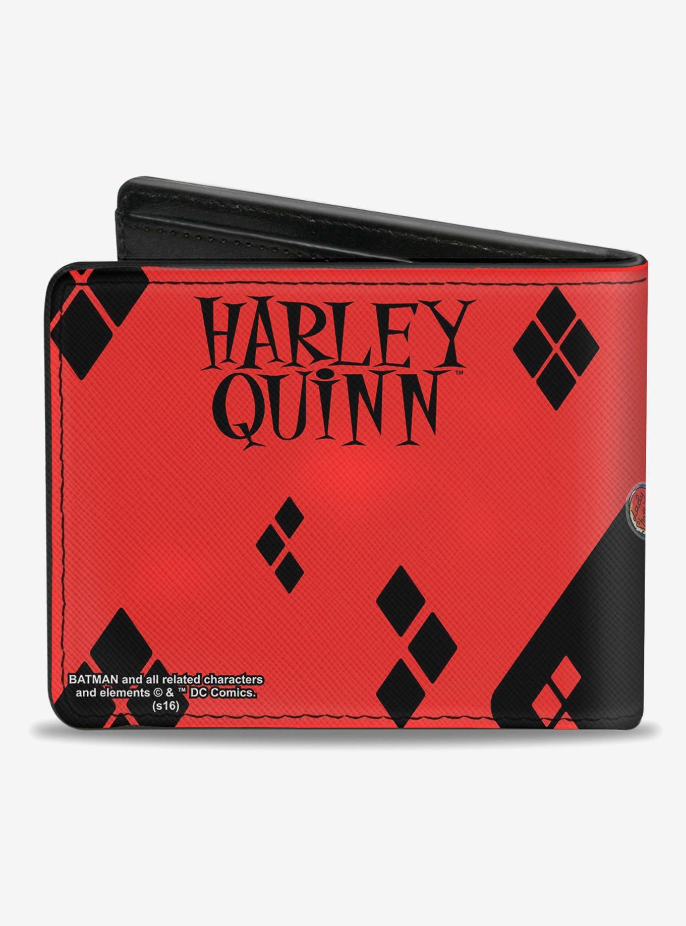 DC Comics Harley Quinn La Baseball Bifold Wallet, , alternate