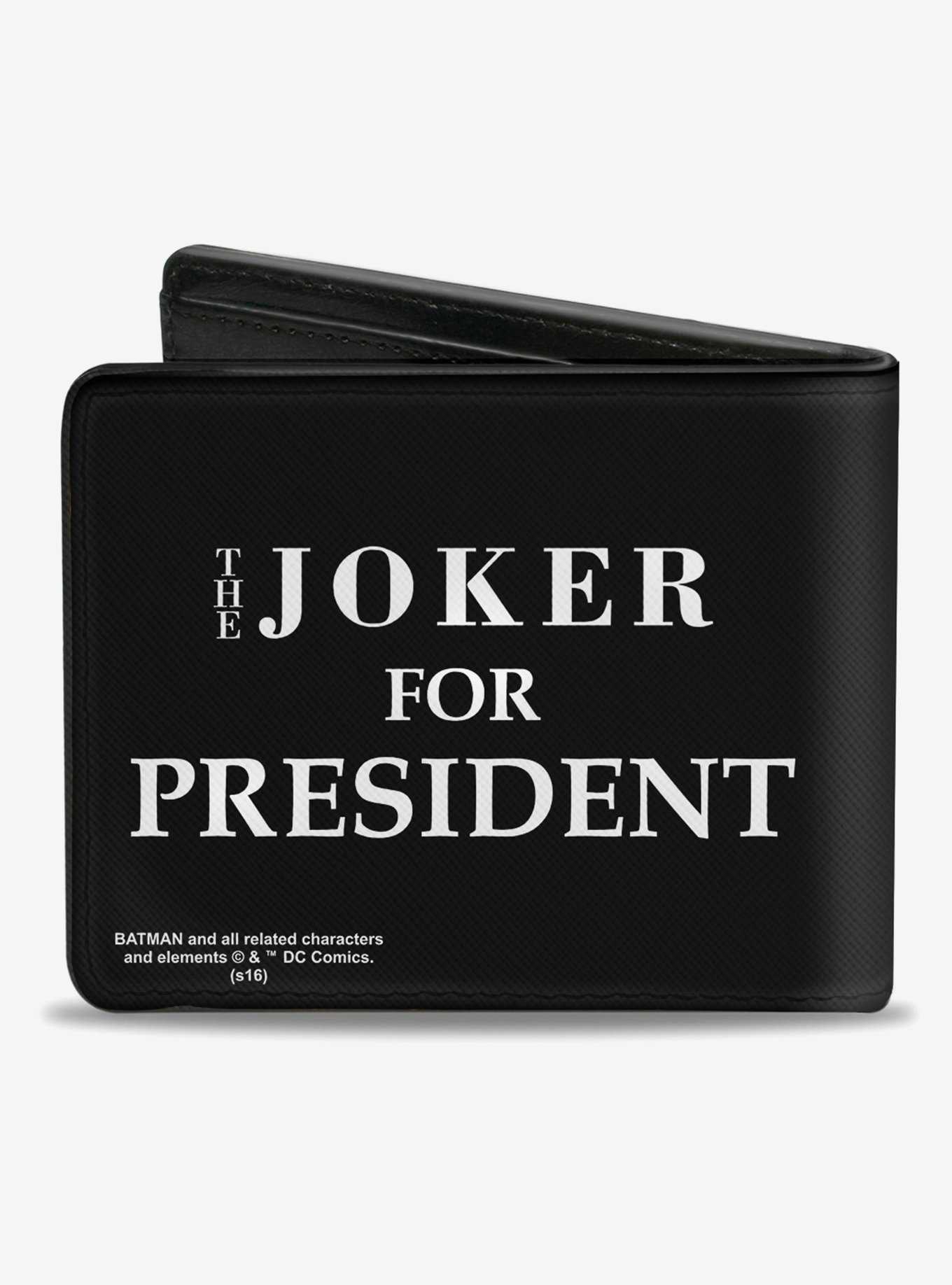 DC Comics Joker Presidential Seal Bifold Wallet, , hi-res