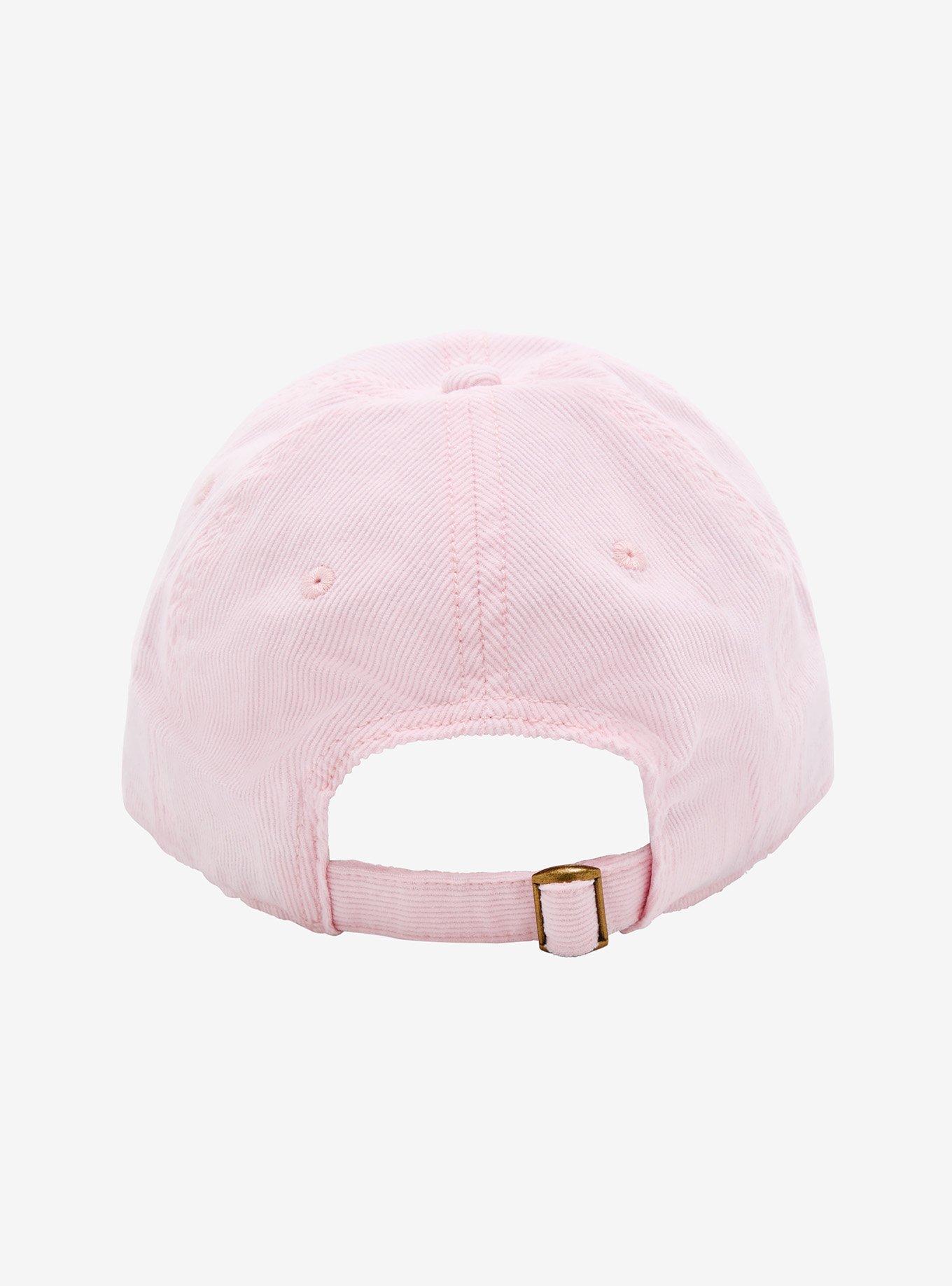 Rilakkuma Pink Strawberries Corduroy Dad Cap, , alternate