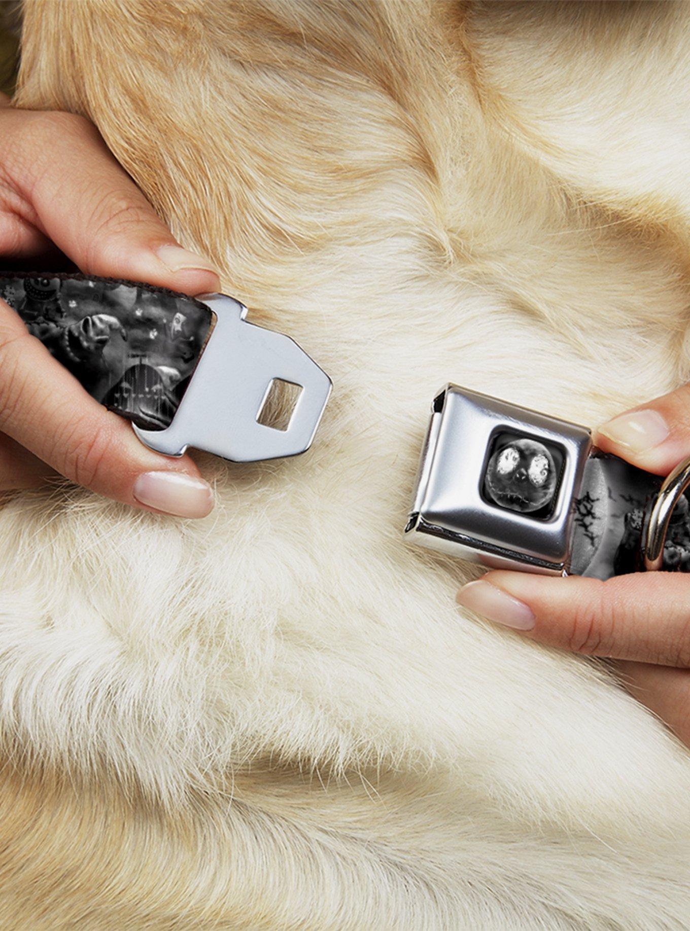 Disney Nightmare Before Christmas Oogie Boogie Scenes Seatbelt Buckle Dog Collar, , hi-res