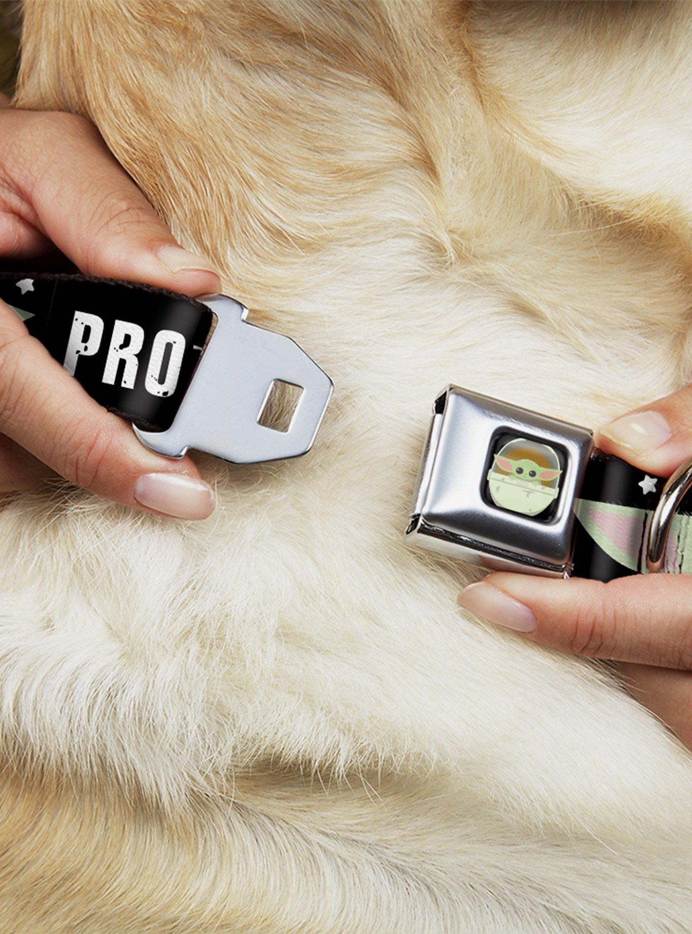 Star Wars The Mandalorian The Child Protect Attack Snack Seatbelt Buckle Dog Collar, , hi-res