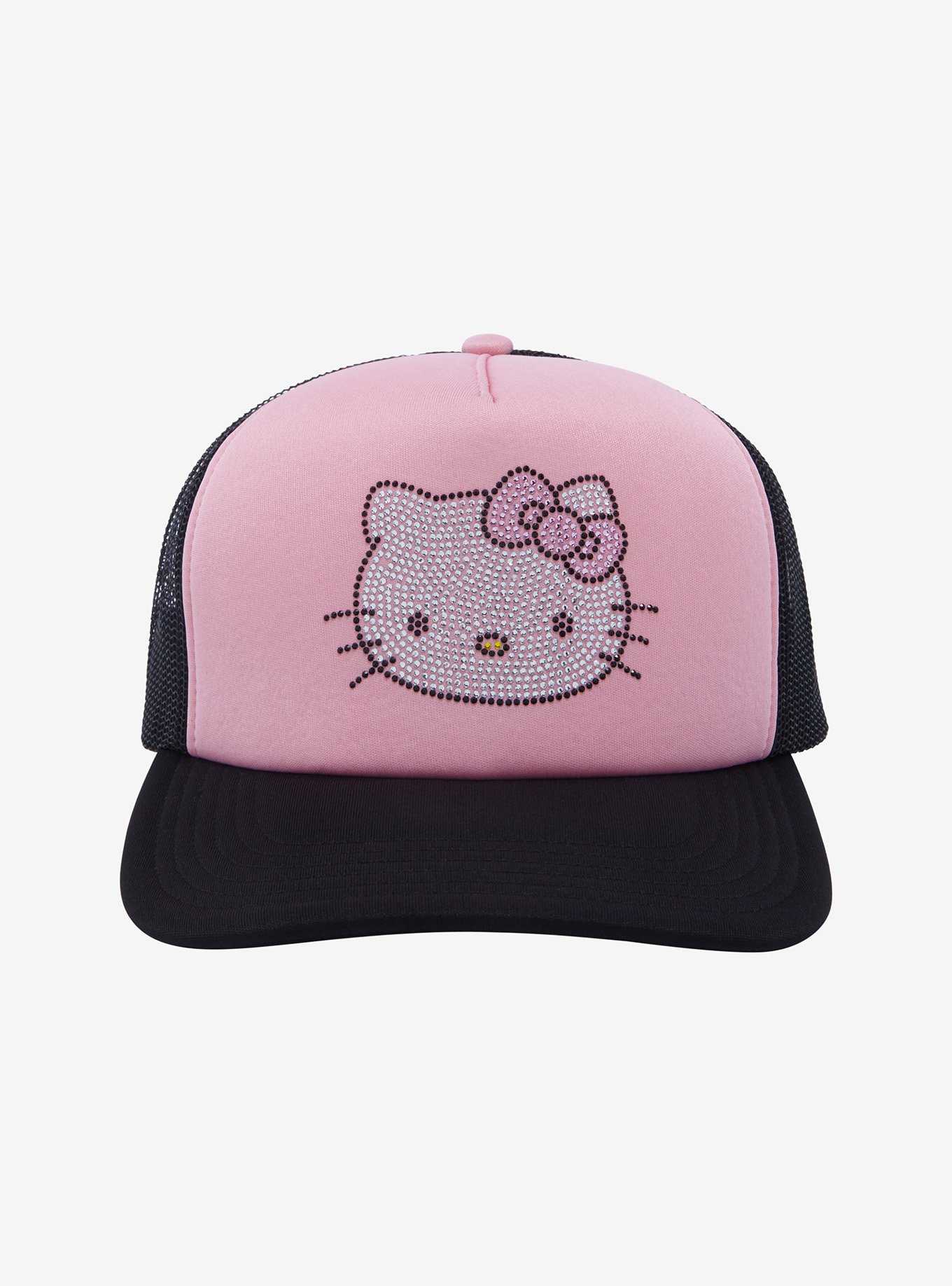 Hello Kitty Rhinestone Trucker Hat, , hi-res