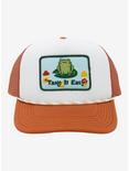Take It Easy Frog Trucker Hat, , alternate