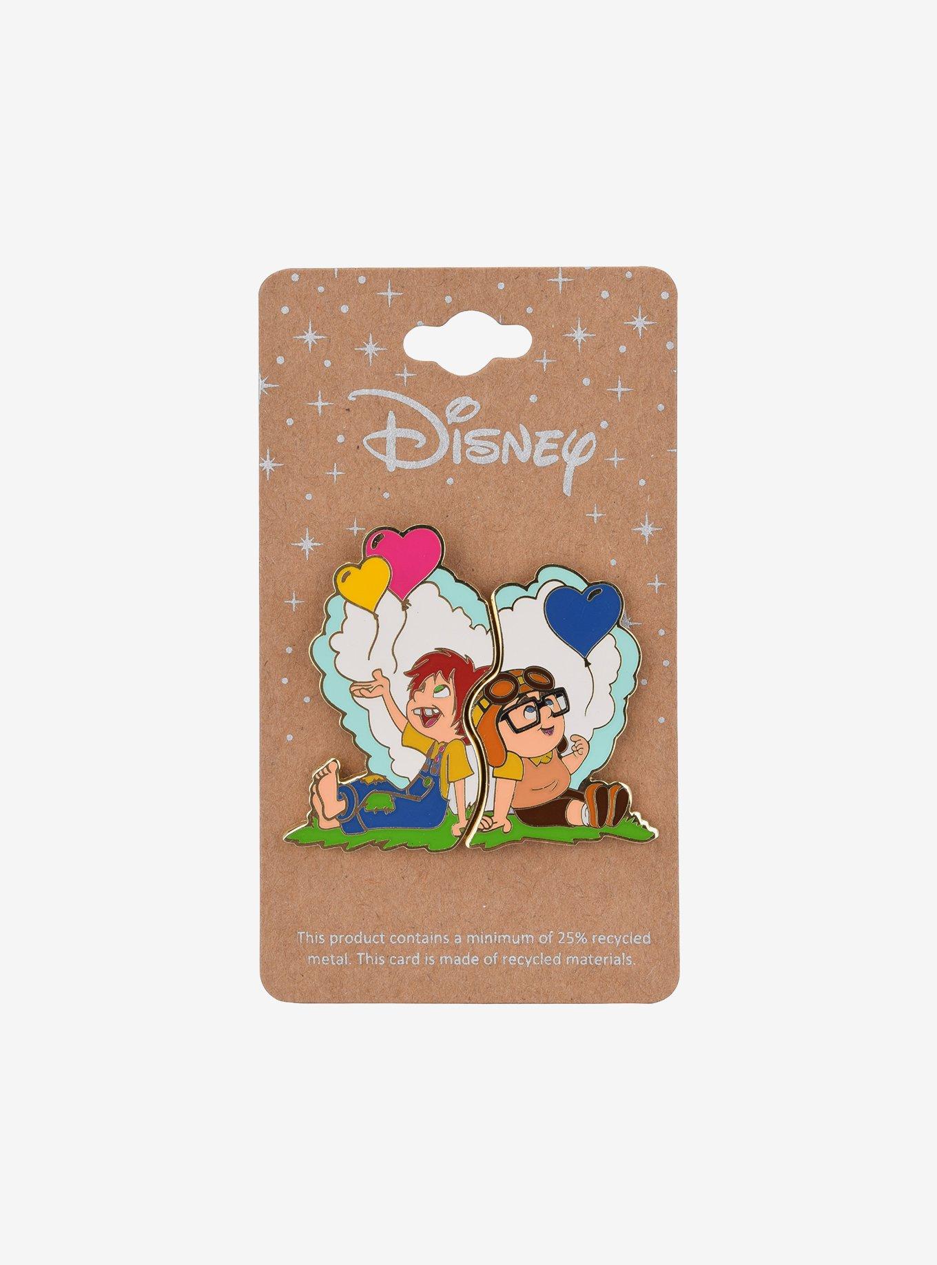 Disney Pixar Up Carl & Ellie Cloud Enamel Pin Set - BoxLunch Exclusive, , alternate