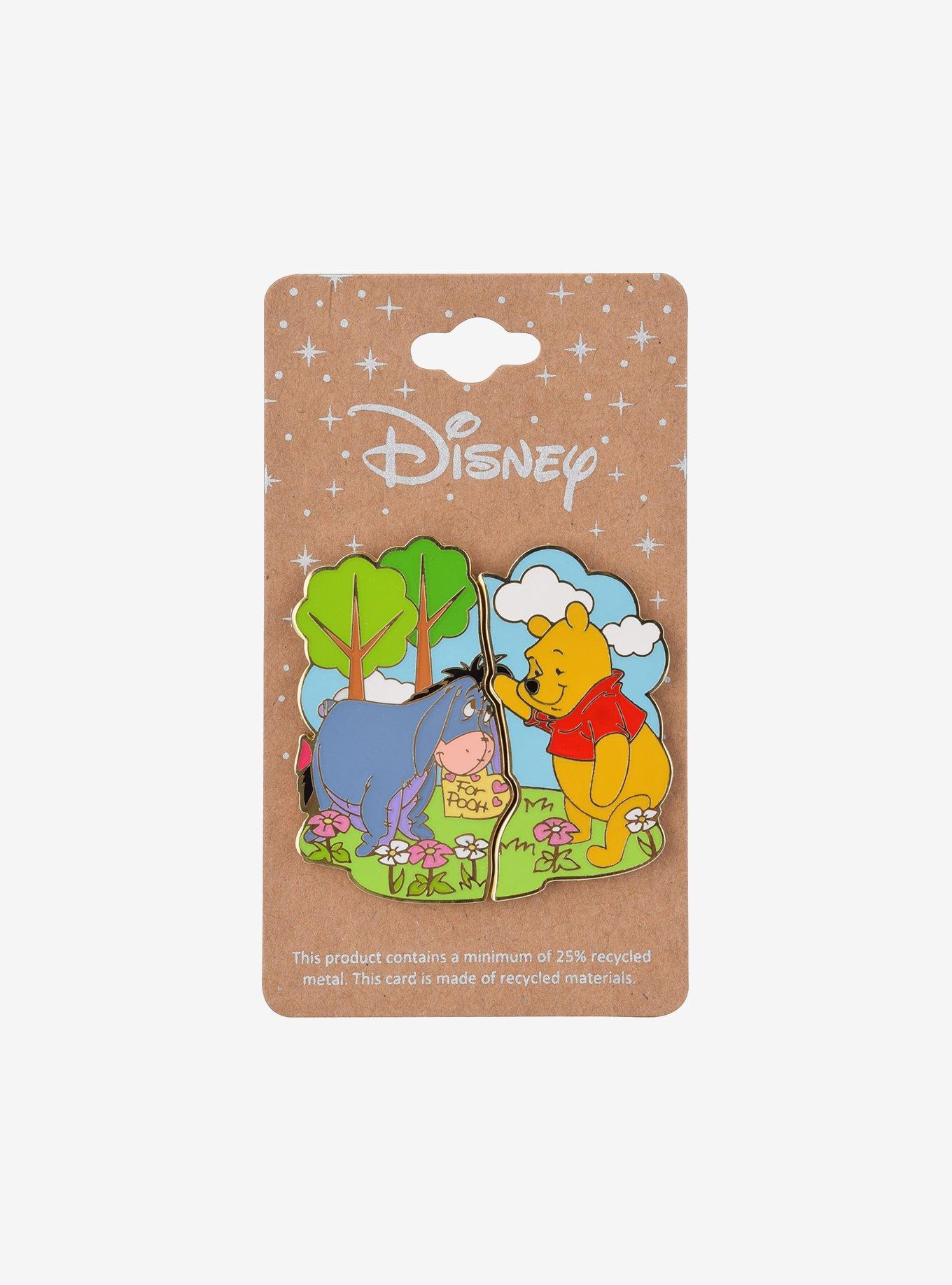 Disney Winnie the Pooh Eeyore & Pooh Hundred Acre Wood Enamel Pin Set - BoxLunch Exclusive , , alternate