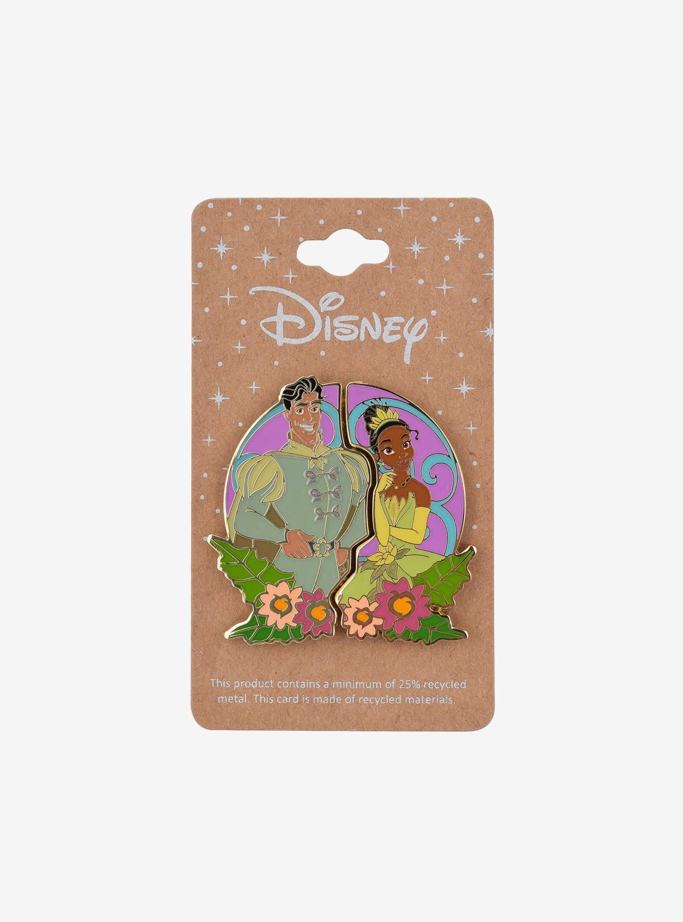 Disney The Princess and the Frog Tiana & Naveen Floral Enamel Pin Set - BoxLunch Exclusive , , alternate