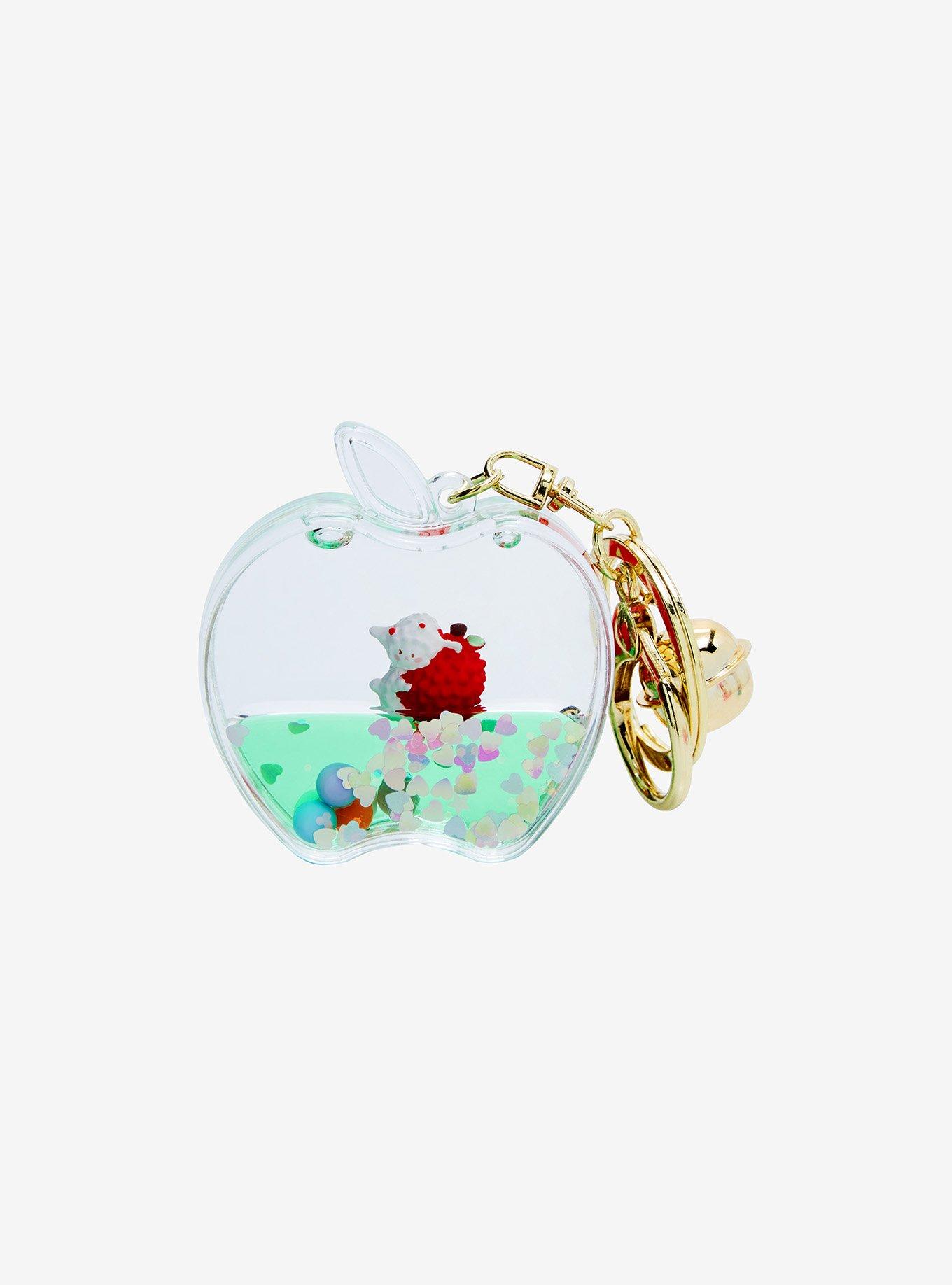 Floating Winky Sheep Apple Blind Bag Keychain, , alternate